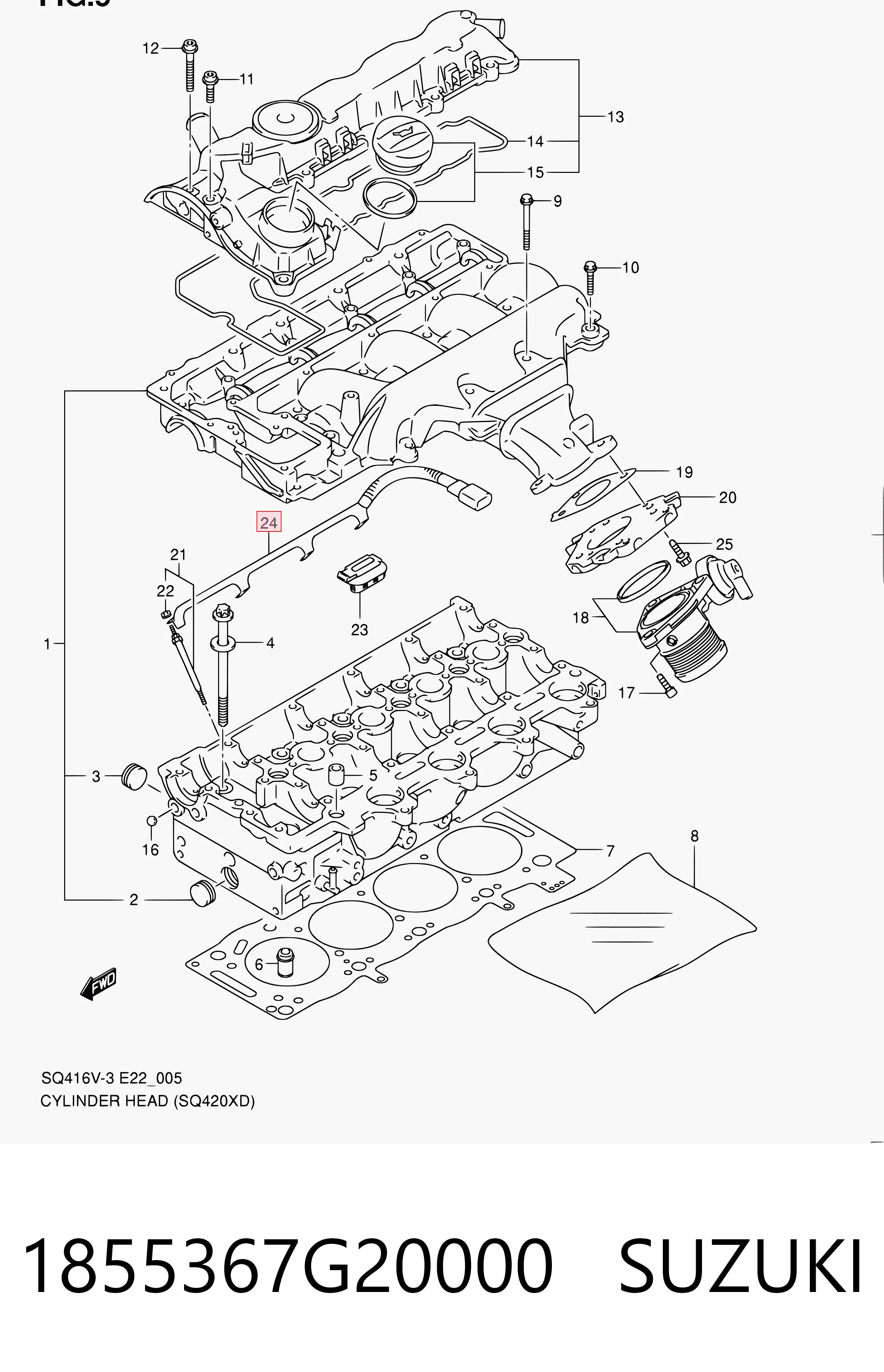 1855367G20000 Suzuki