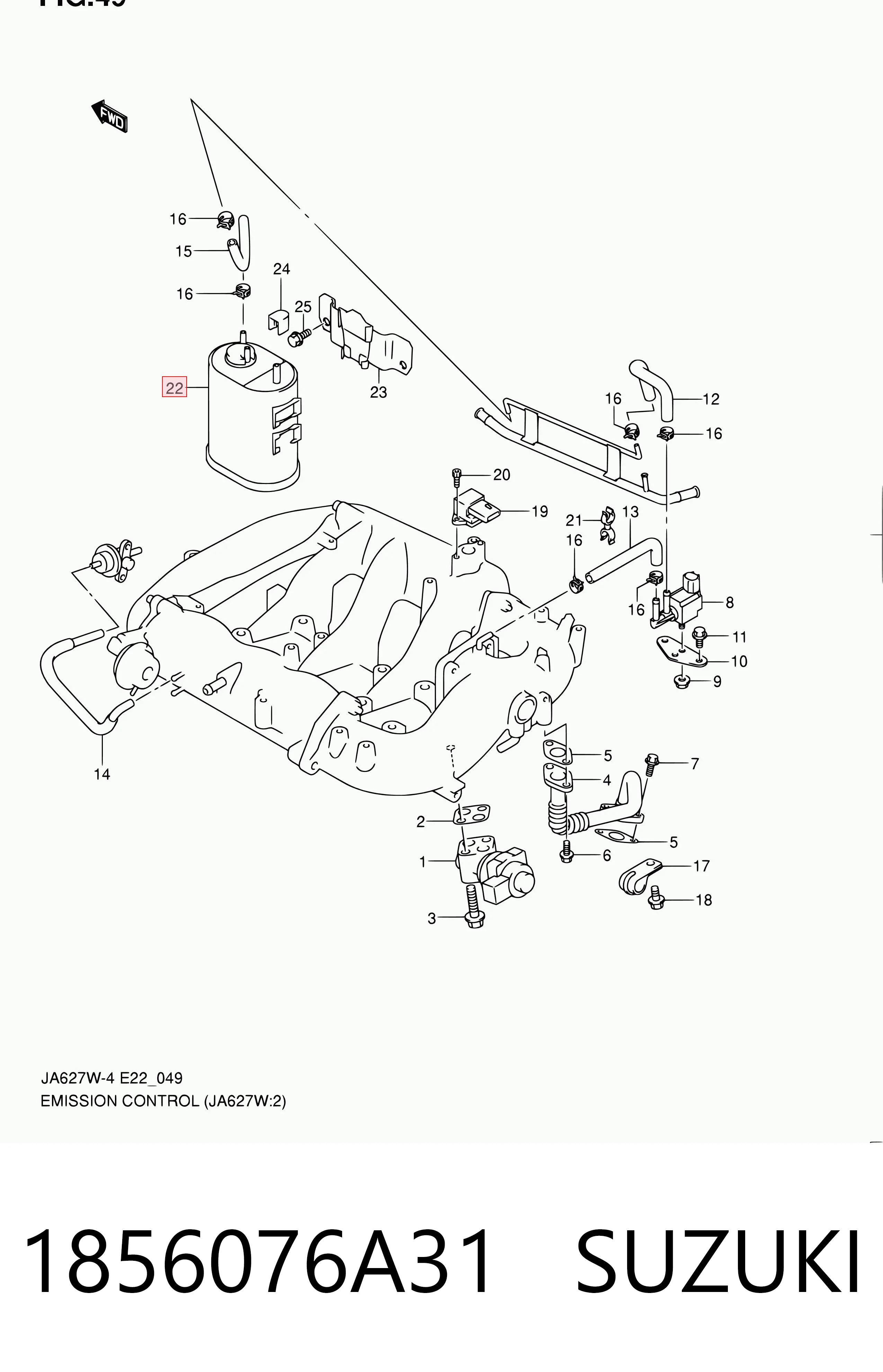 1856076A31 Suzuki