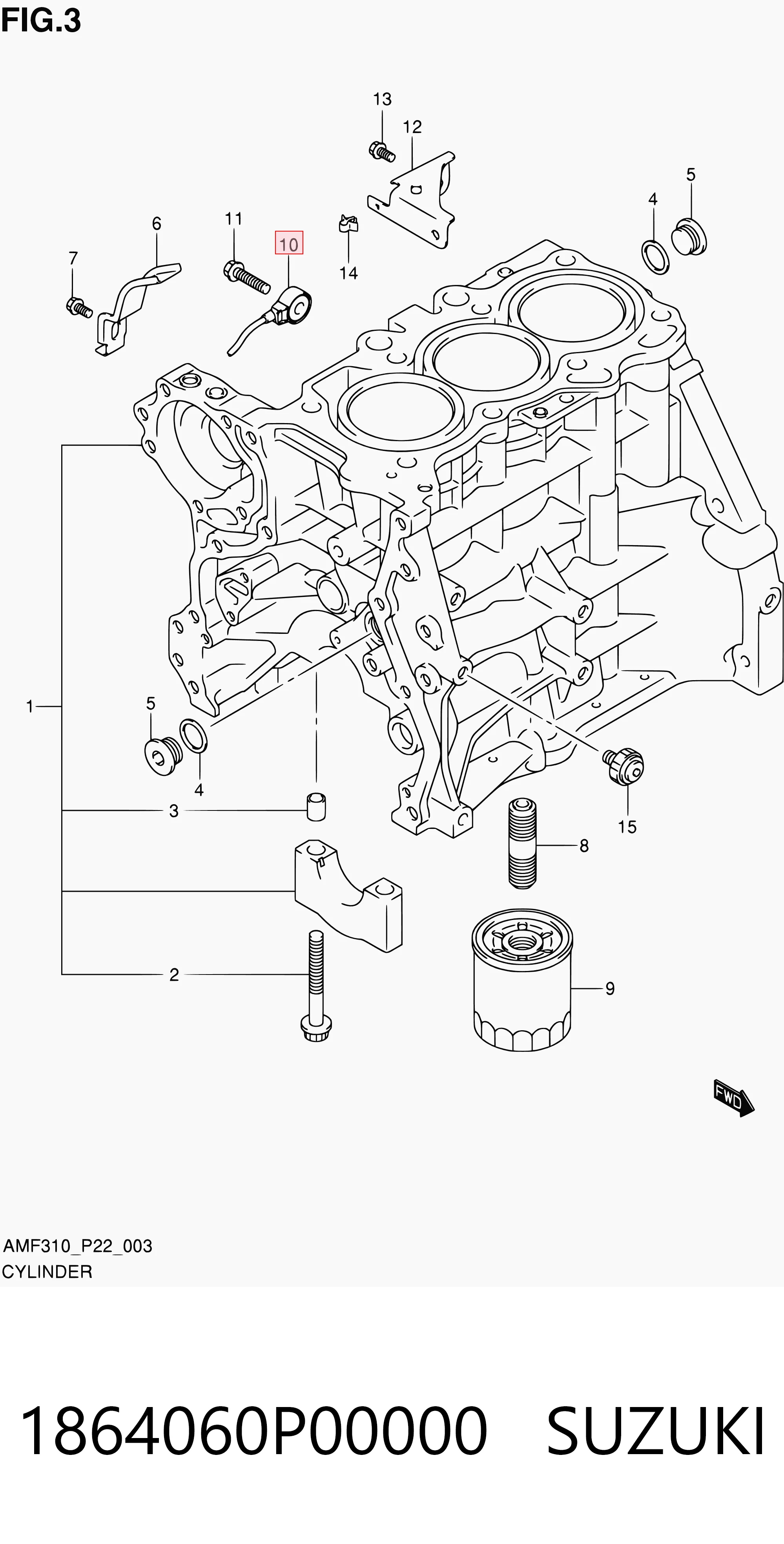  Sensor de detonação Suzuki Swift IV hatchback (MZ, EZ) (2010 - 2026) IV