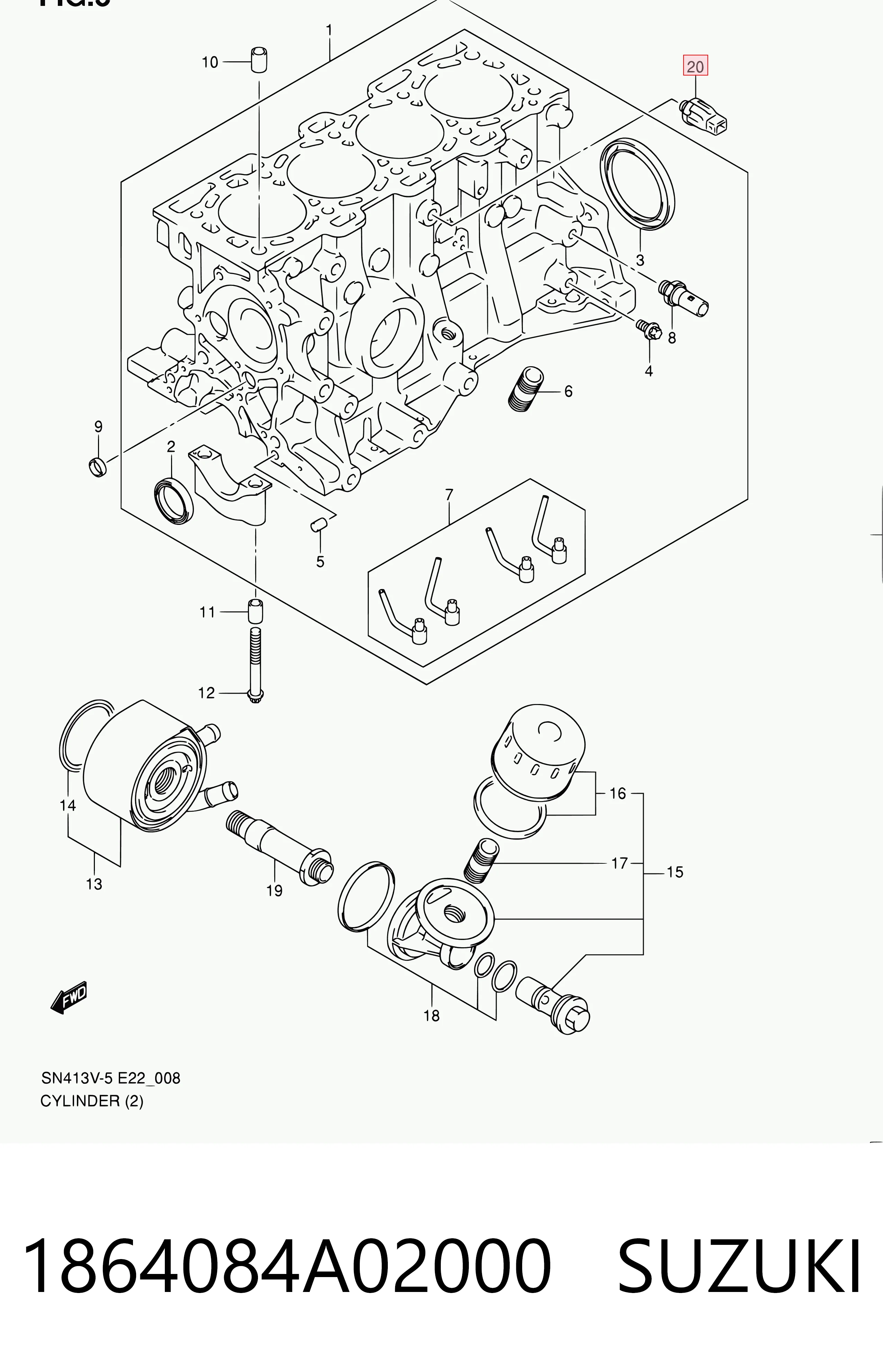 1864084A02000 Suzuki