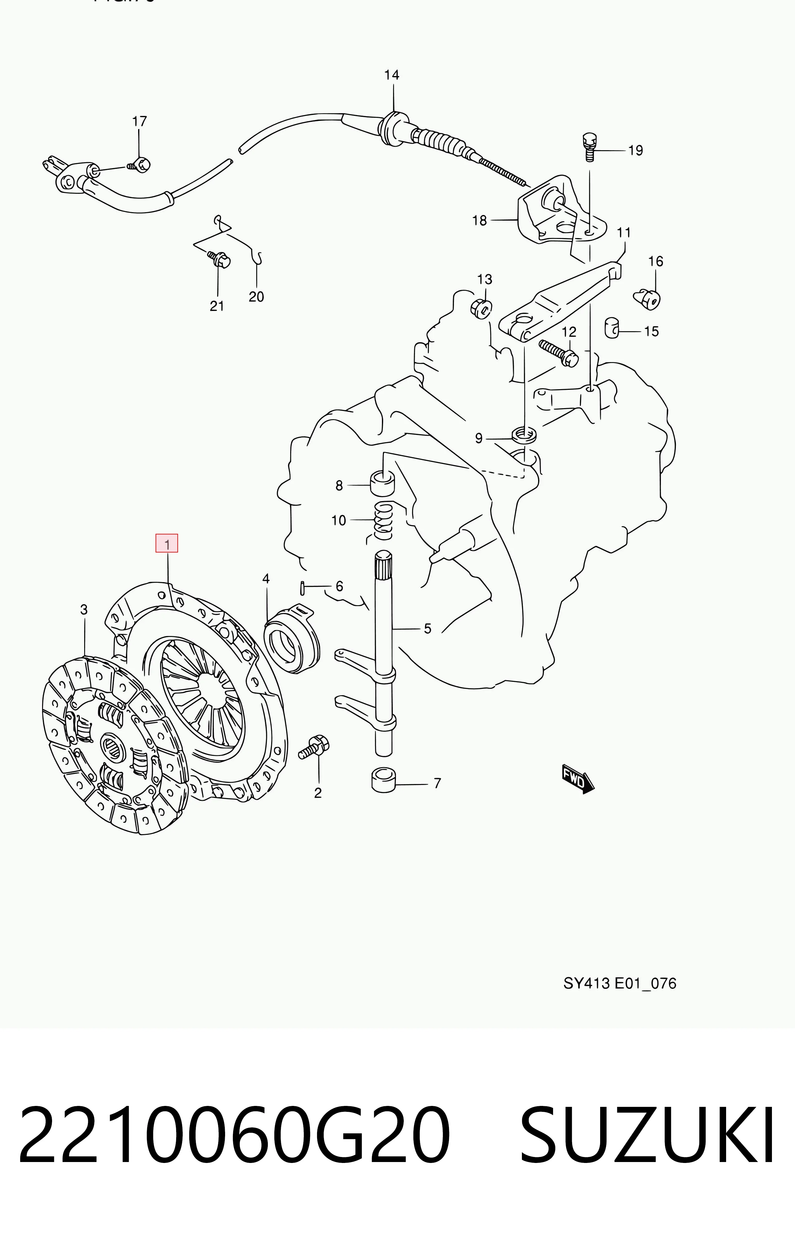 Compre Cesta de embraiagem Suzuki Swift 2