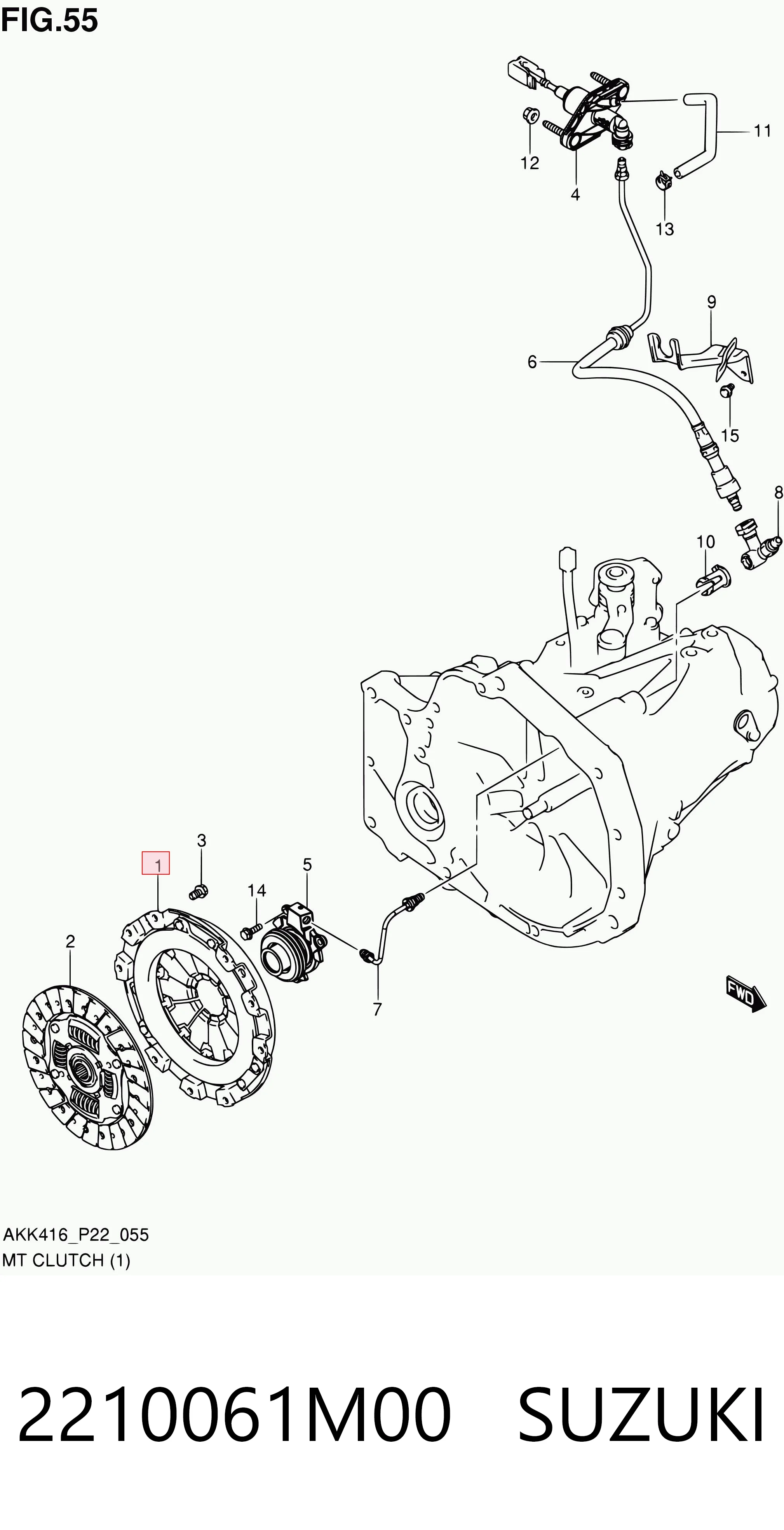 2210061M00 Suzuki