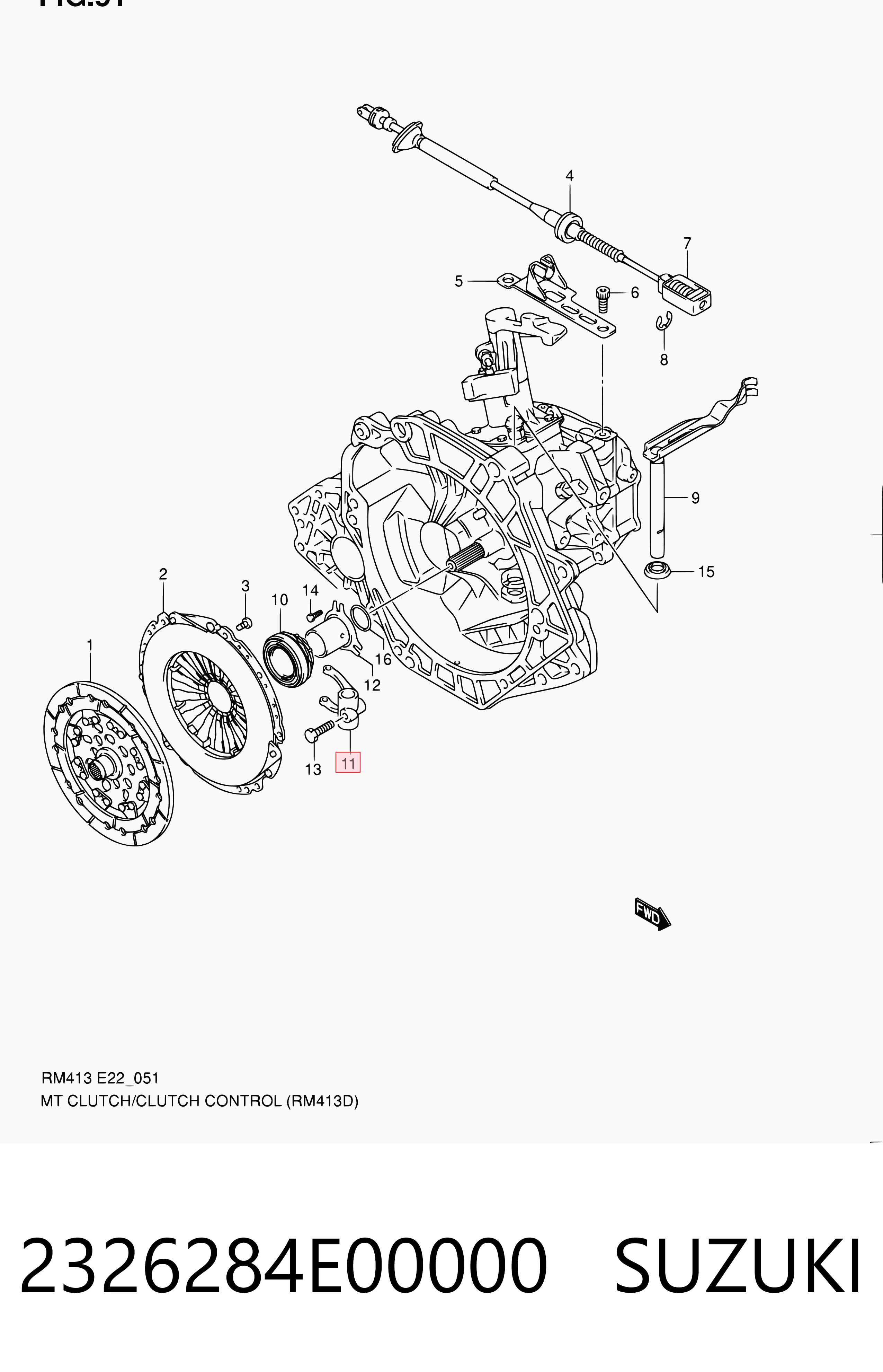 2326284E00000 Suzuki