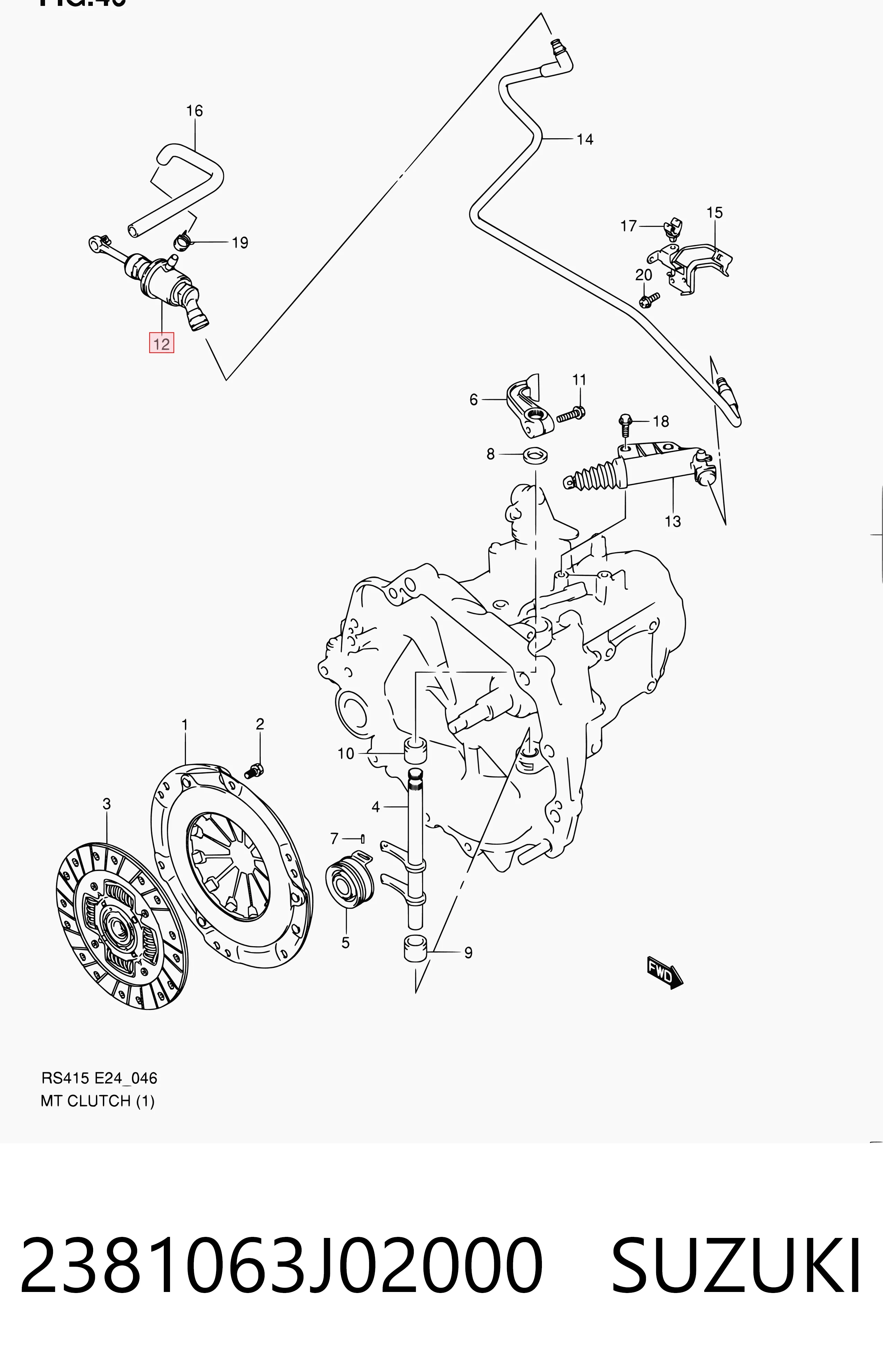 Cilindro mestre de embraiagem Suzuki Swift preço, a partir de 39,89 USD