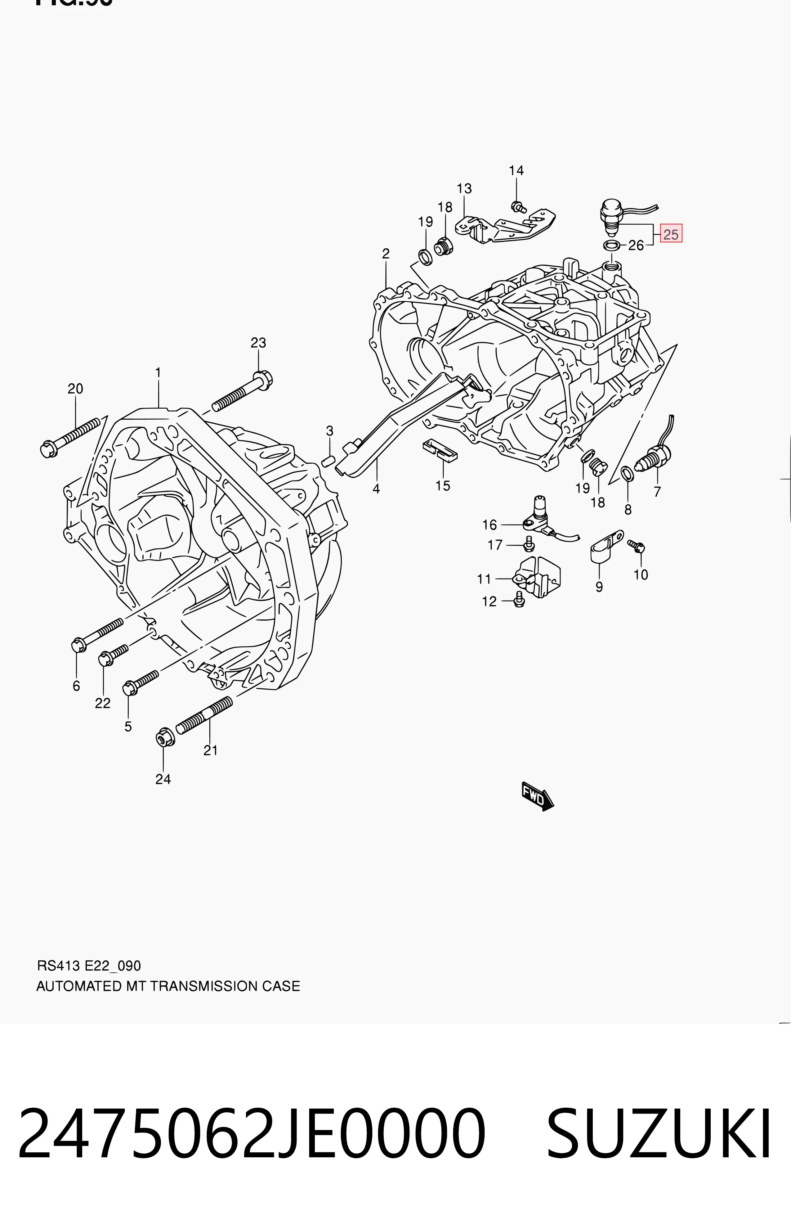 Compre Sensor de ativação das luzes de marcha à ré Toyota Land Cruiser 