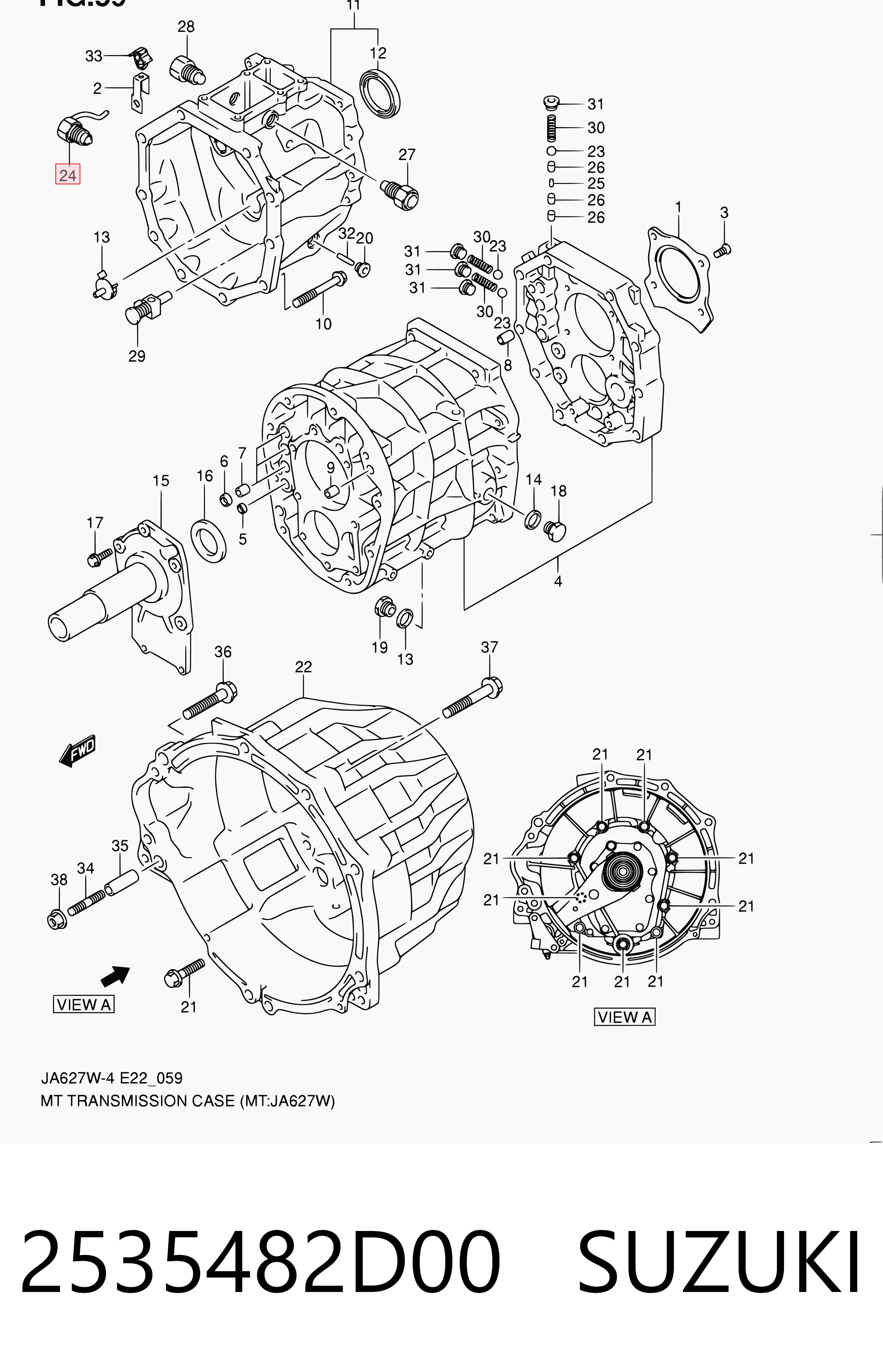 2535482D00 Suzuki