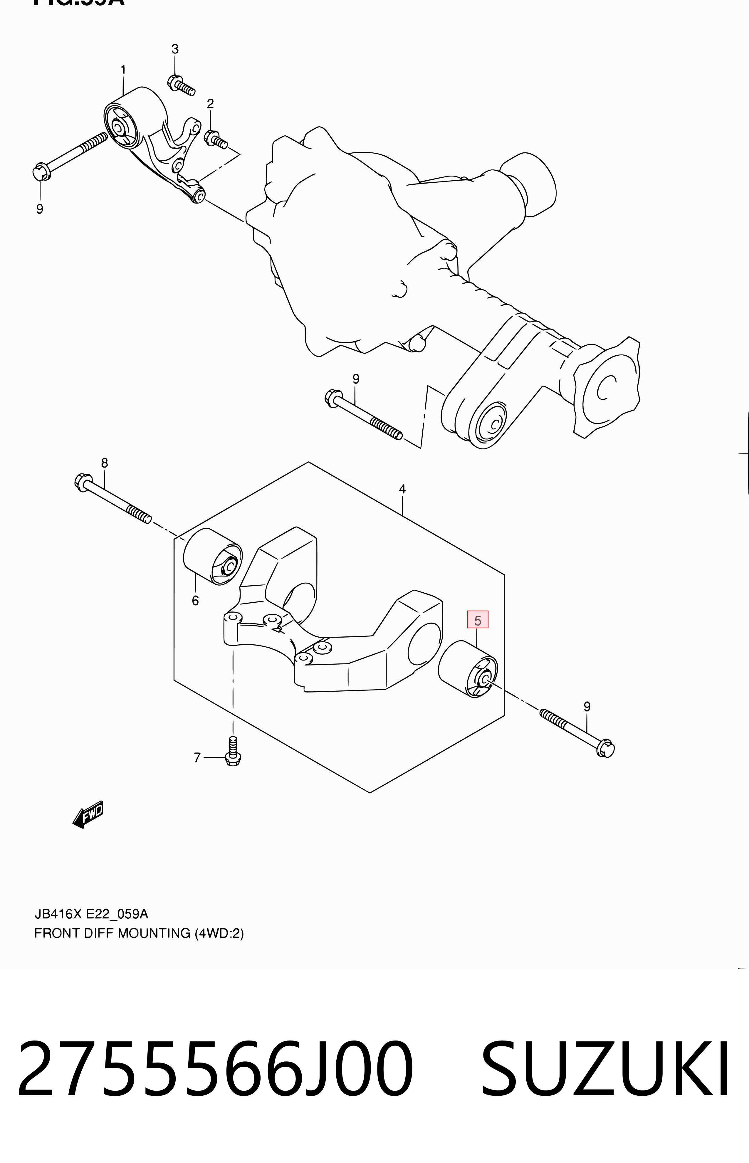 2755566J00 Suzuki