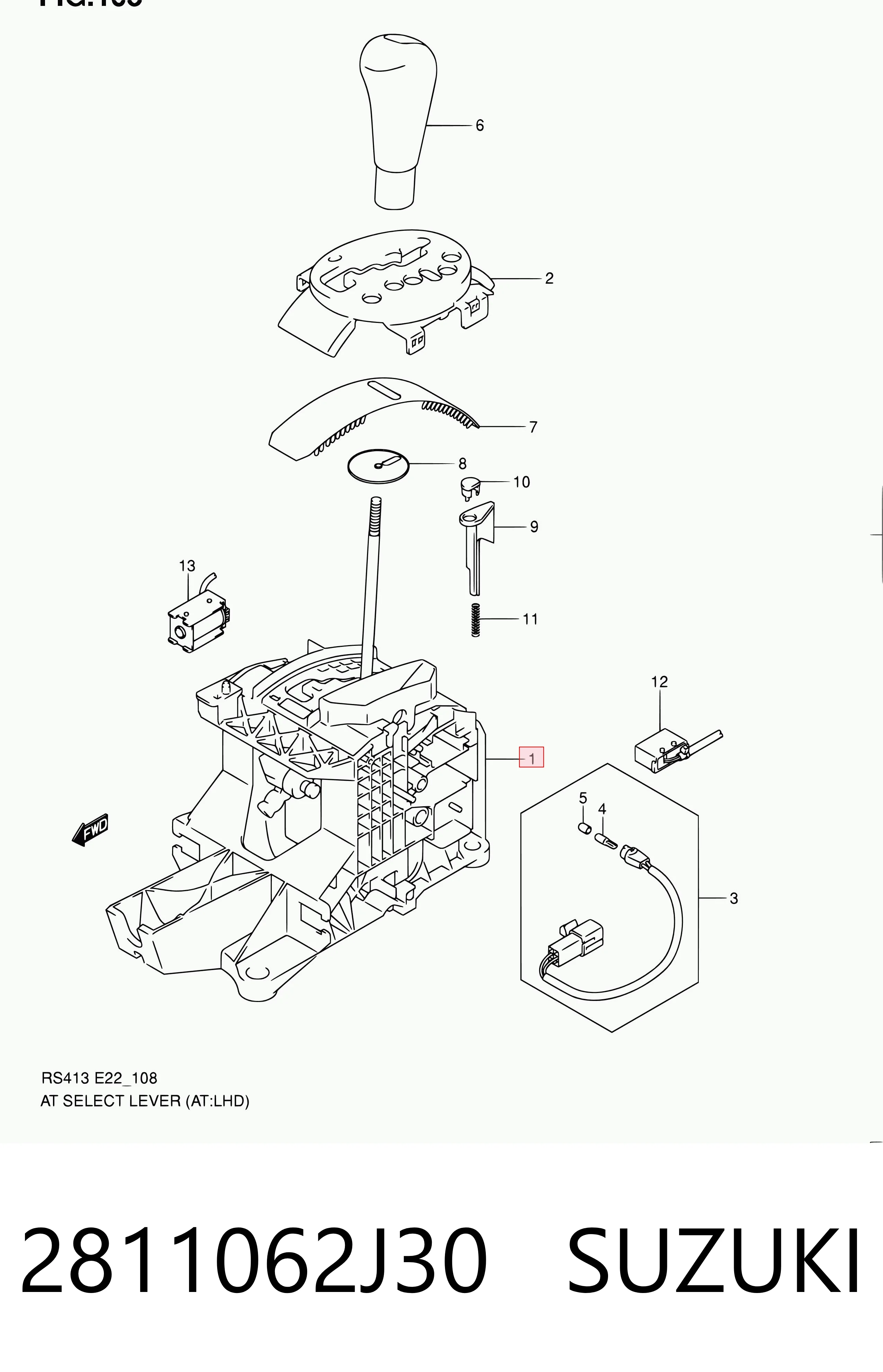 Mecanismo de mudança (ligação) Suzuki Swift III RS ao melhor preço
