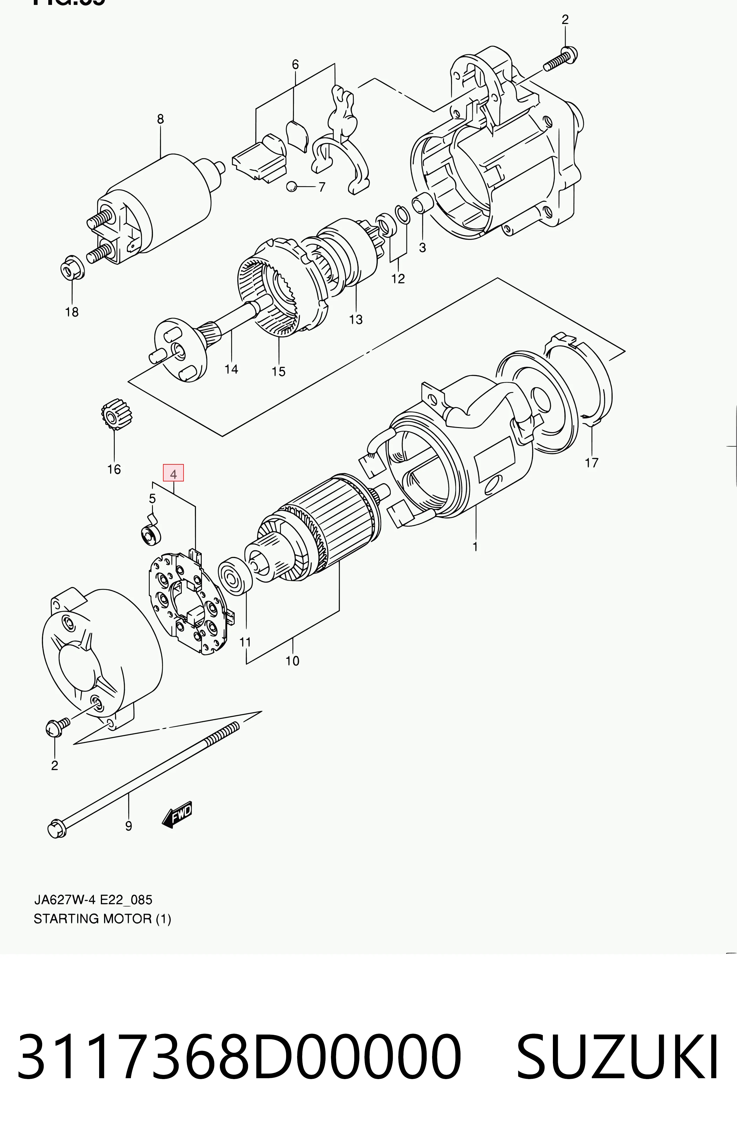 3117368D00000 Suzuki