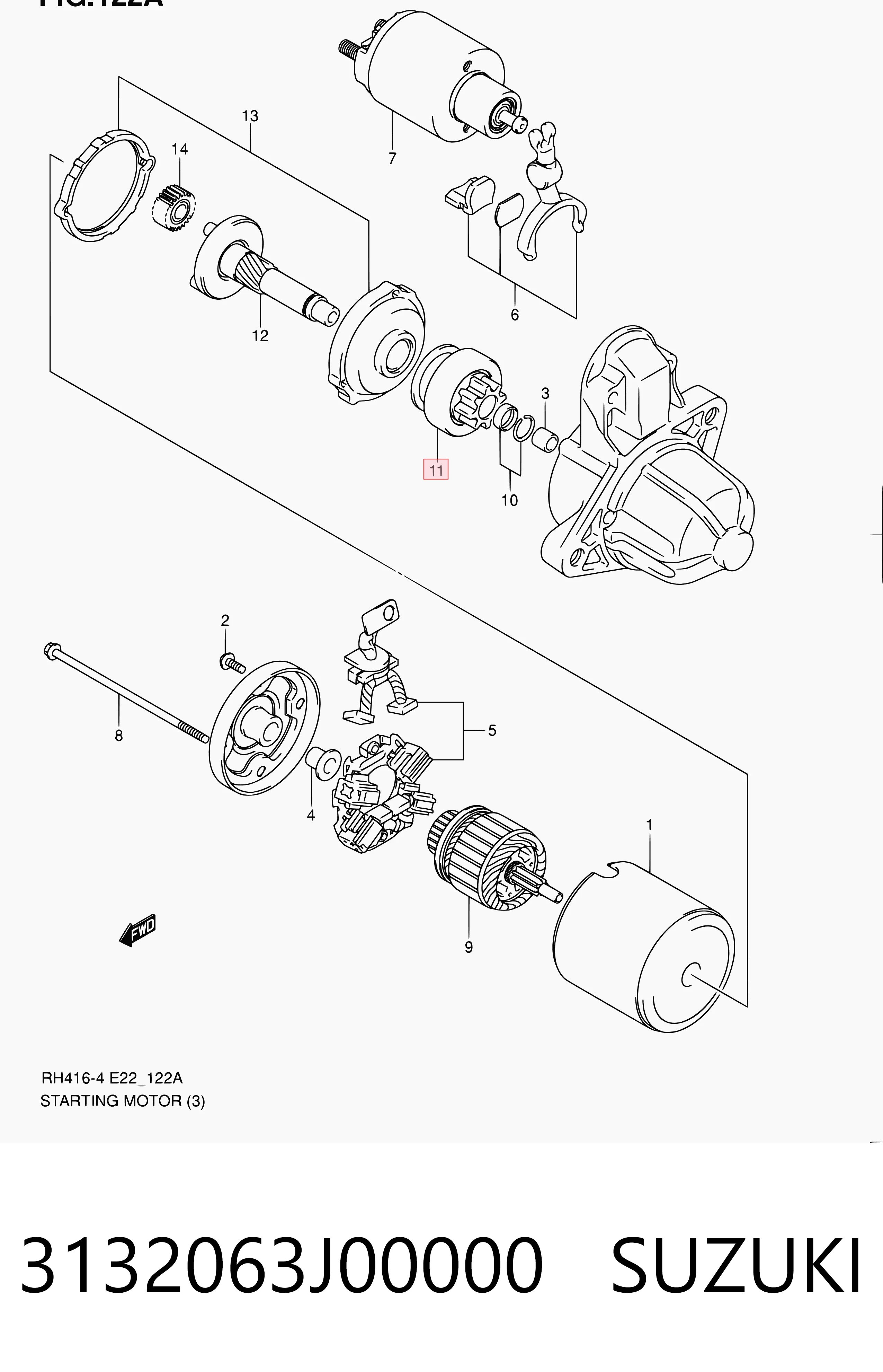 Compre 73330716 Profit Roda-livre do motor de arranco