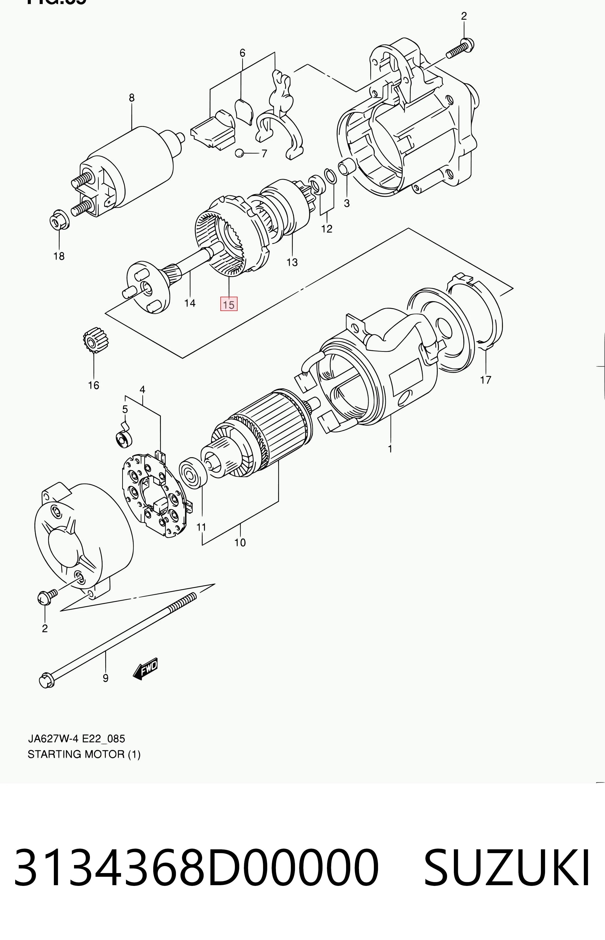 3134368D00000 Suzuki