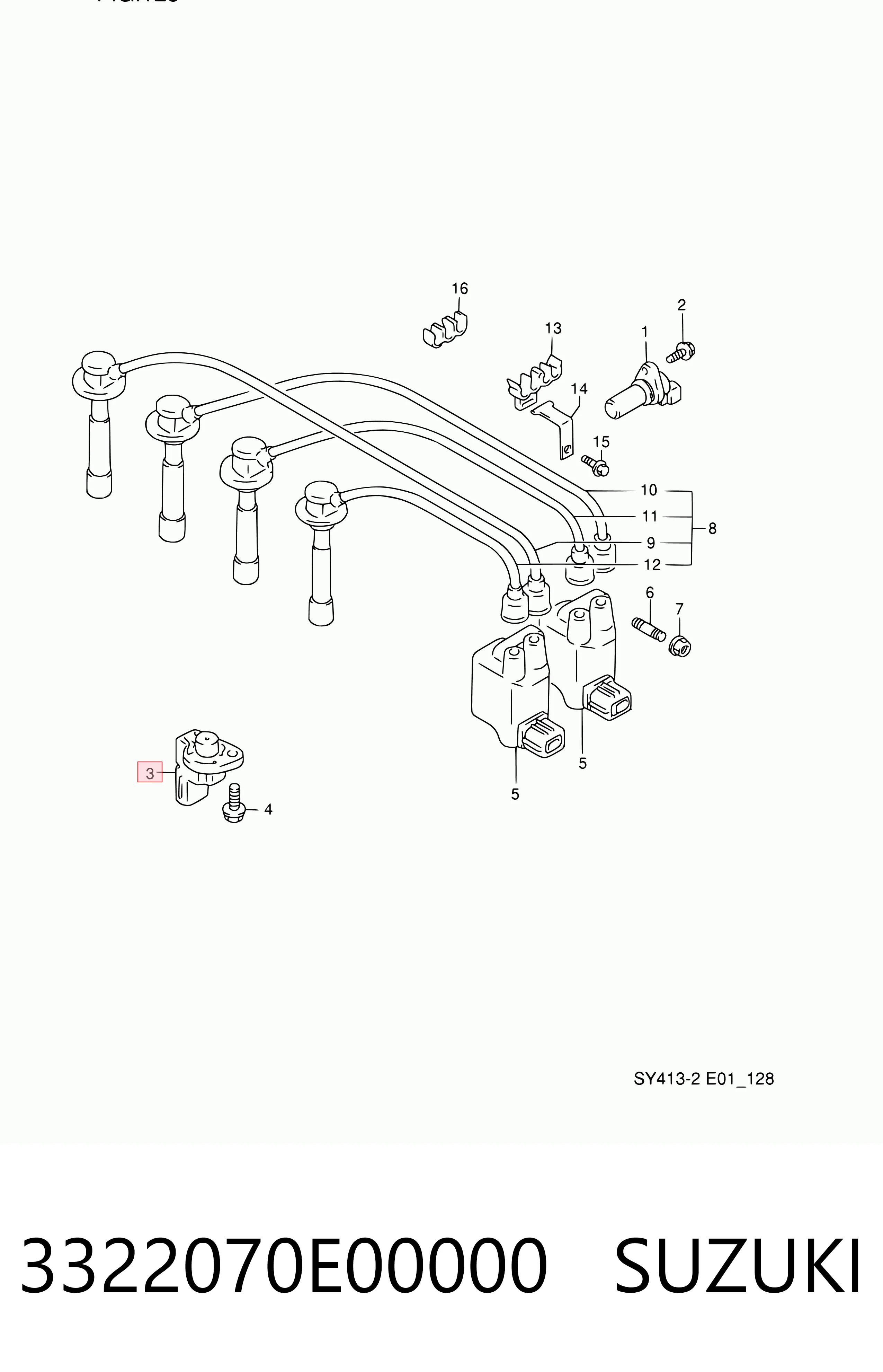3322070E00000 Suzuki