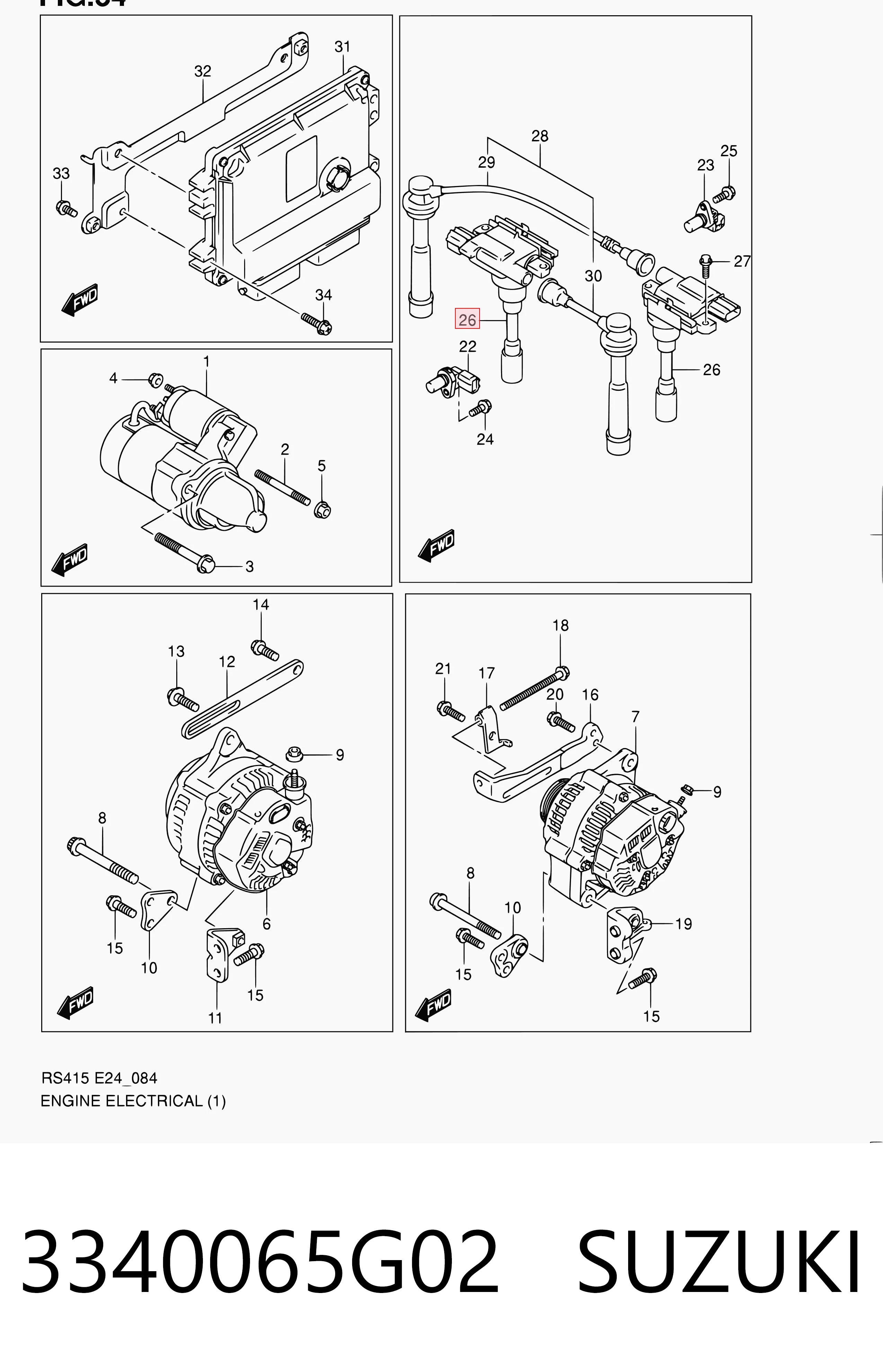 3340065G02 Suzuki