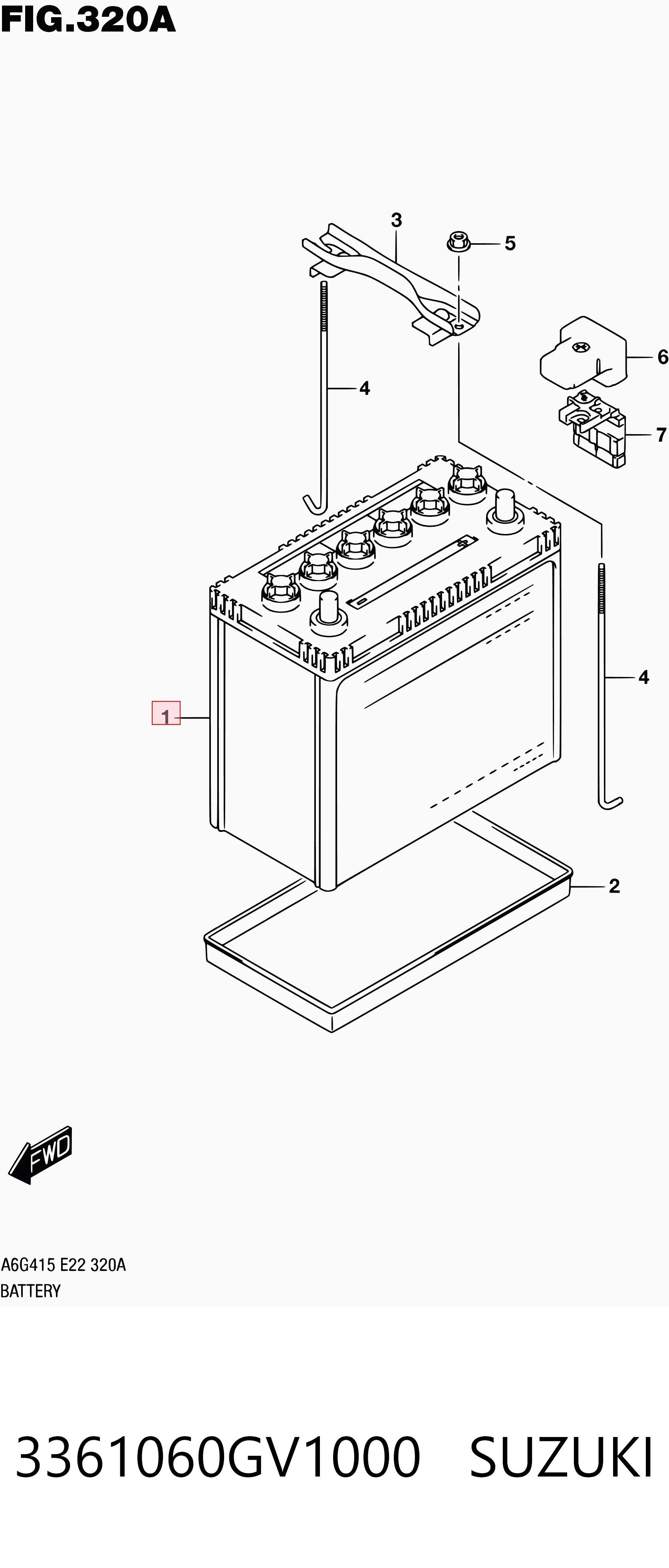 Bateria recarregável (PILHA) 46820313 Fiat/Alfa/Lancia