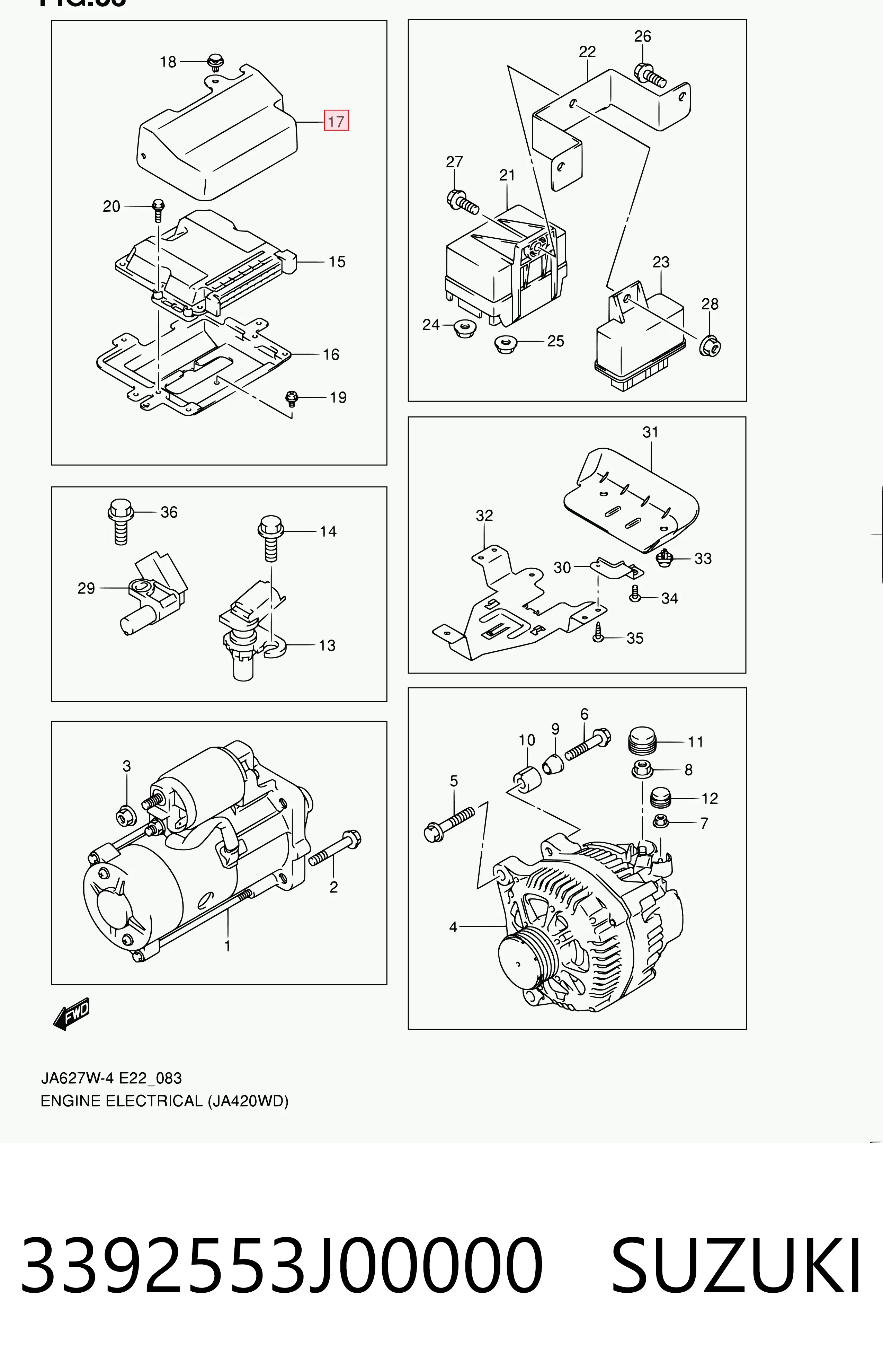 3392553J00000 Suzuki