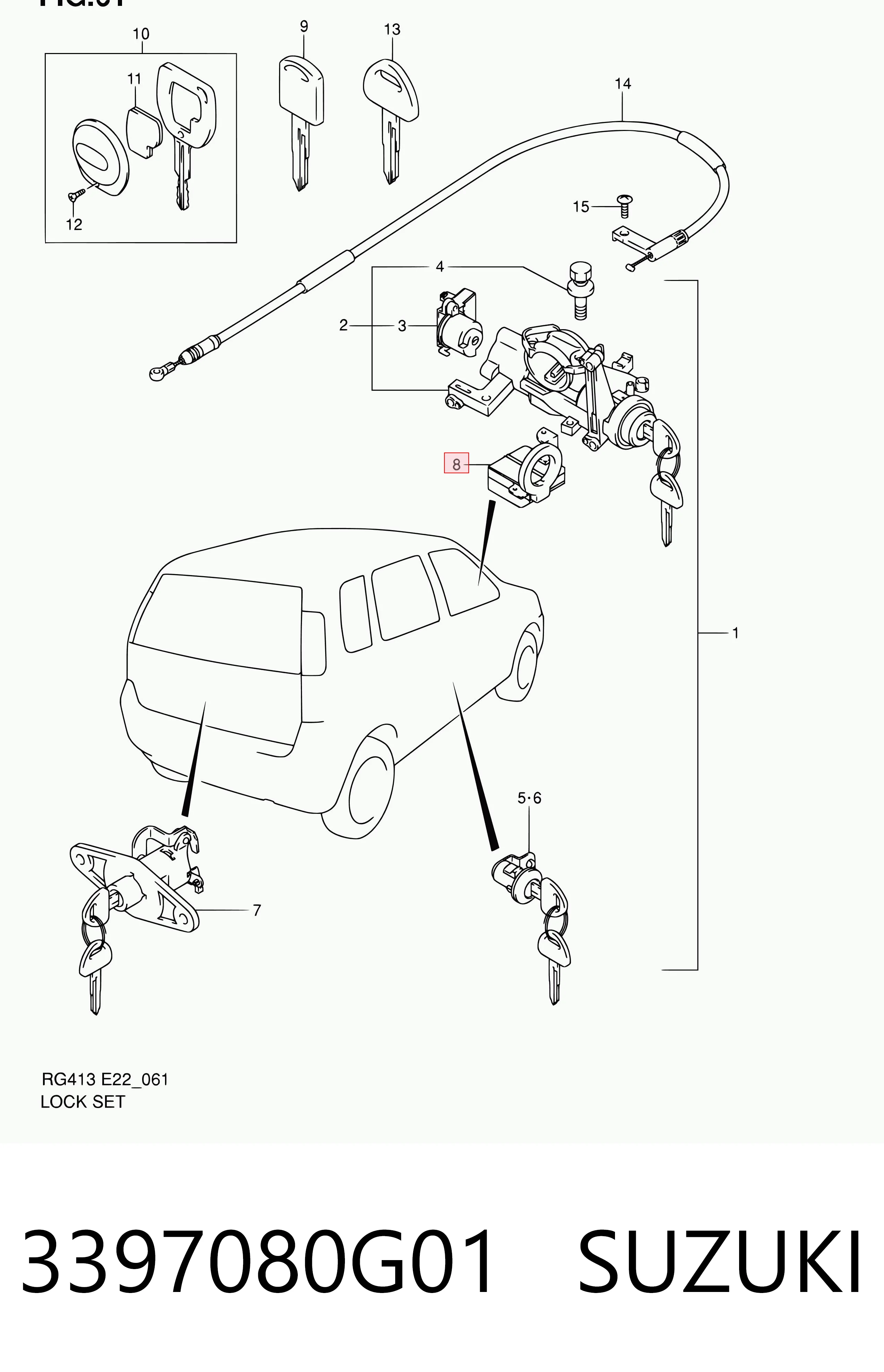 3397080G01 Suzuki