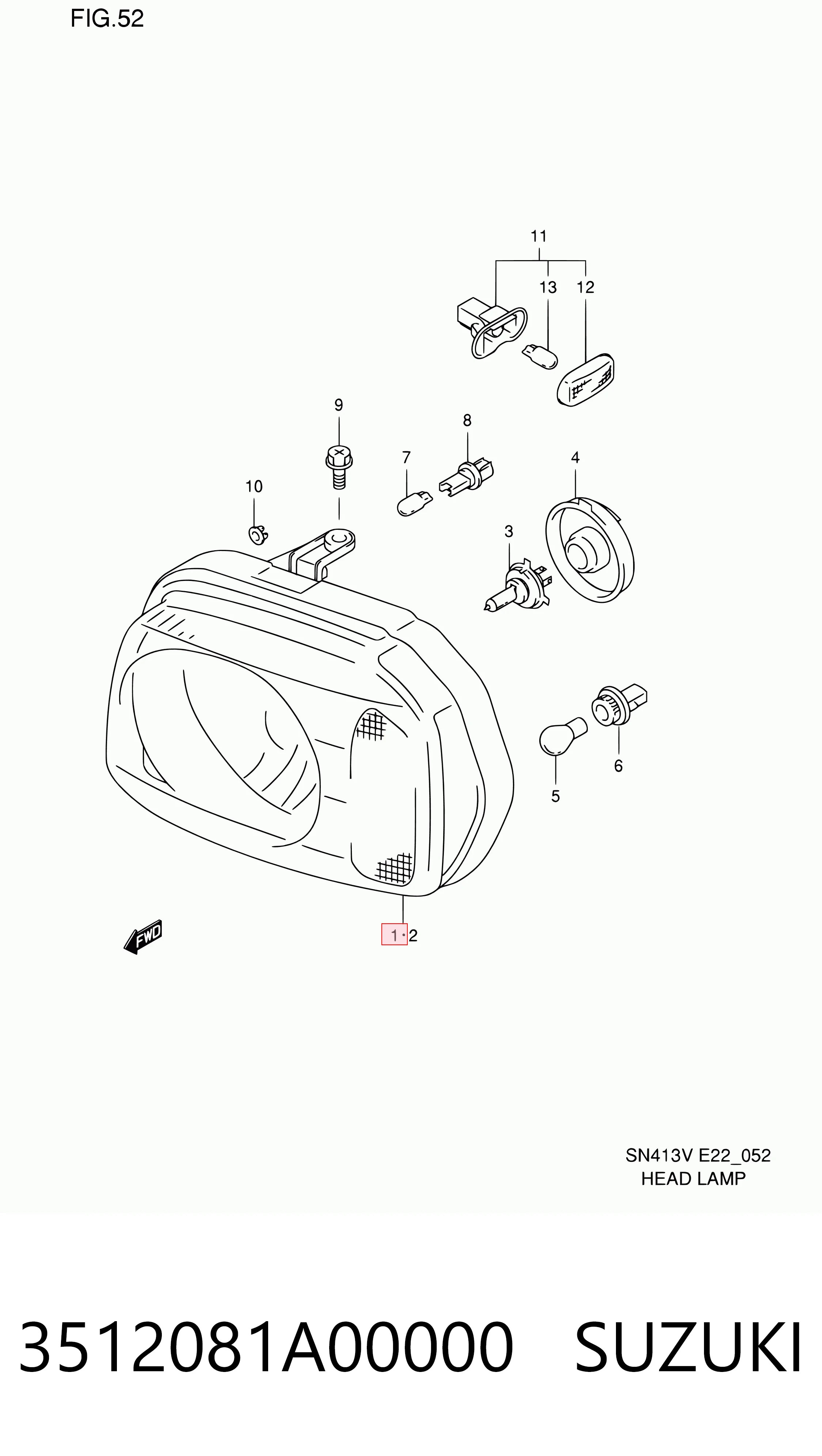 Luz direita Polcar 740910E preço, a partir de 164,85 USD