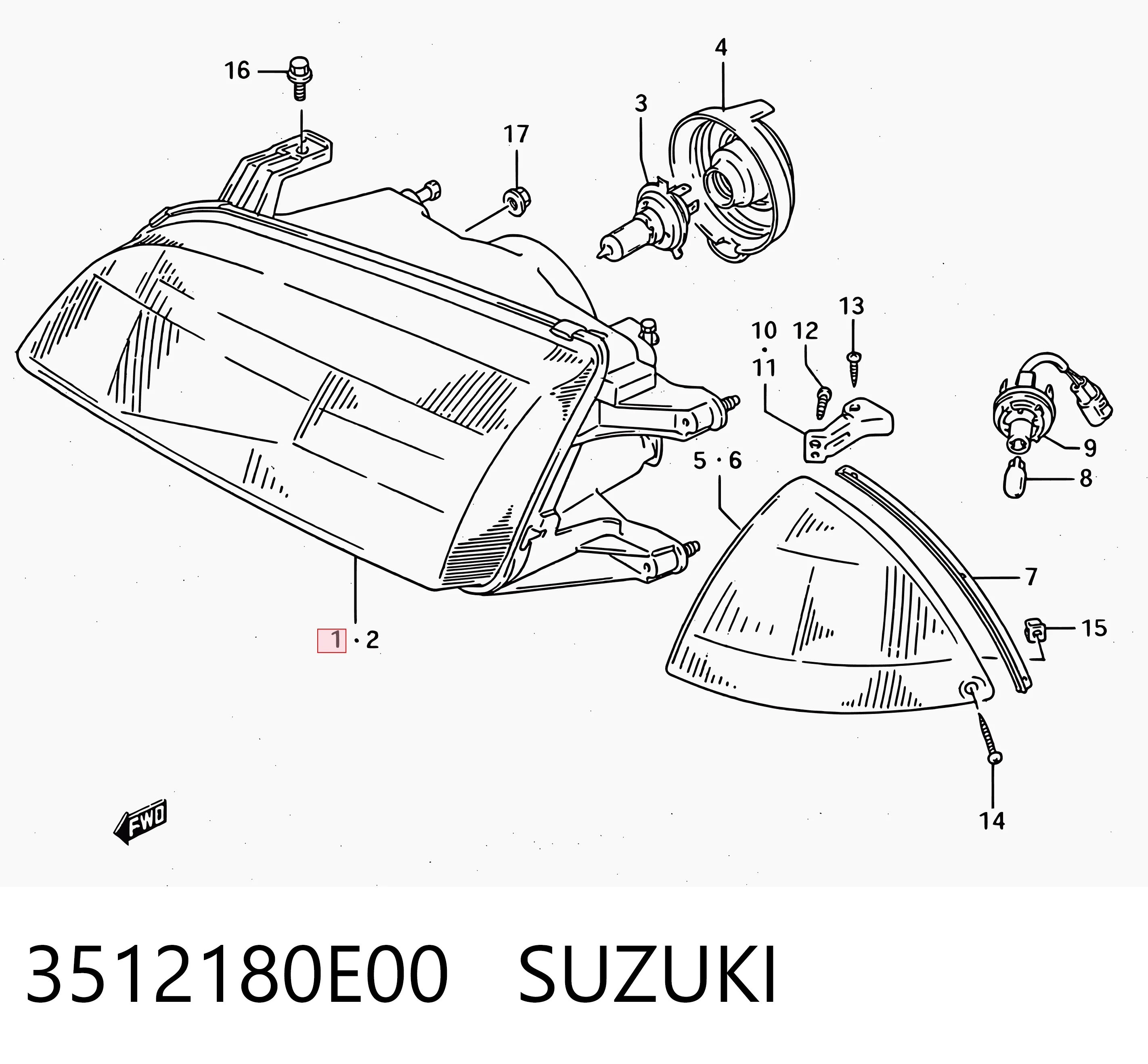 3512180E00 Suzuki