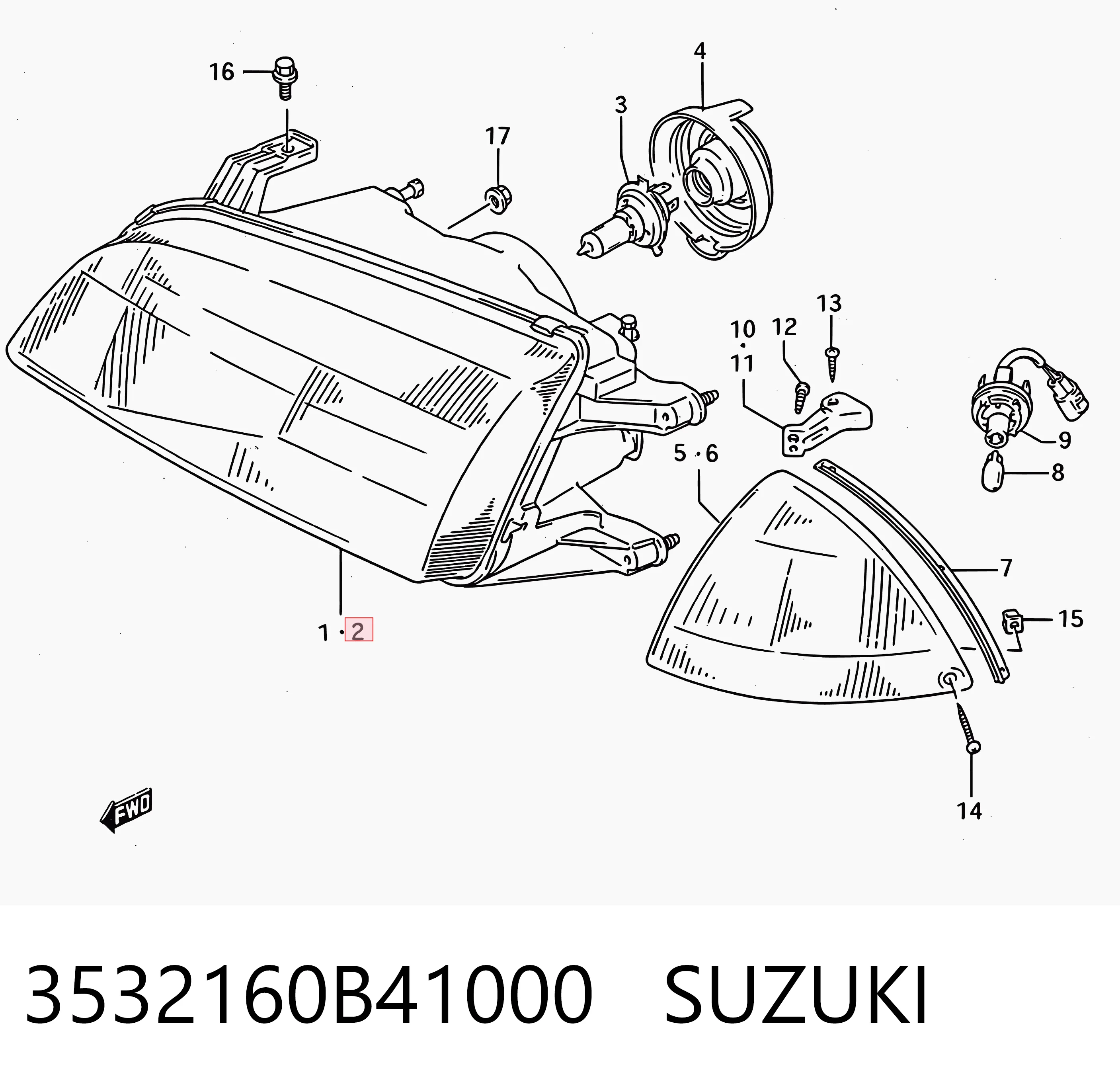 3532160B41000 Suzuki