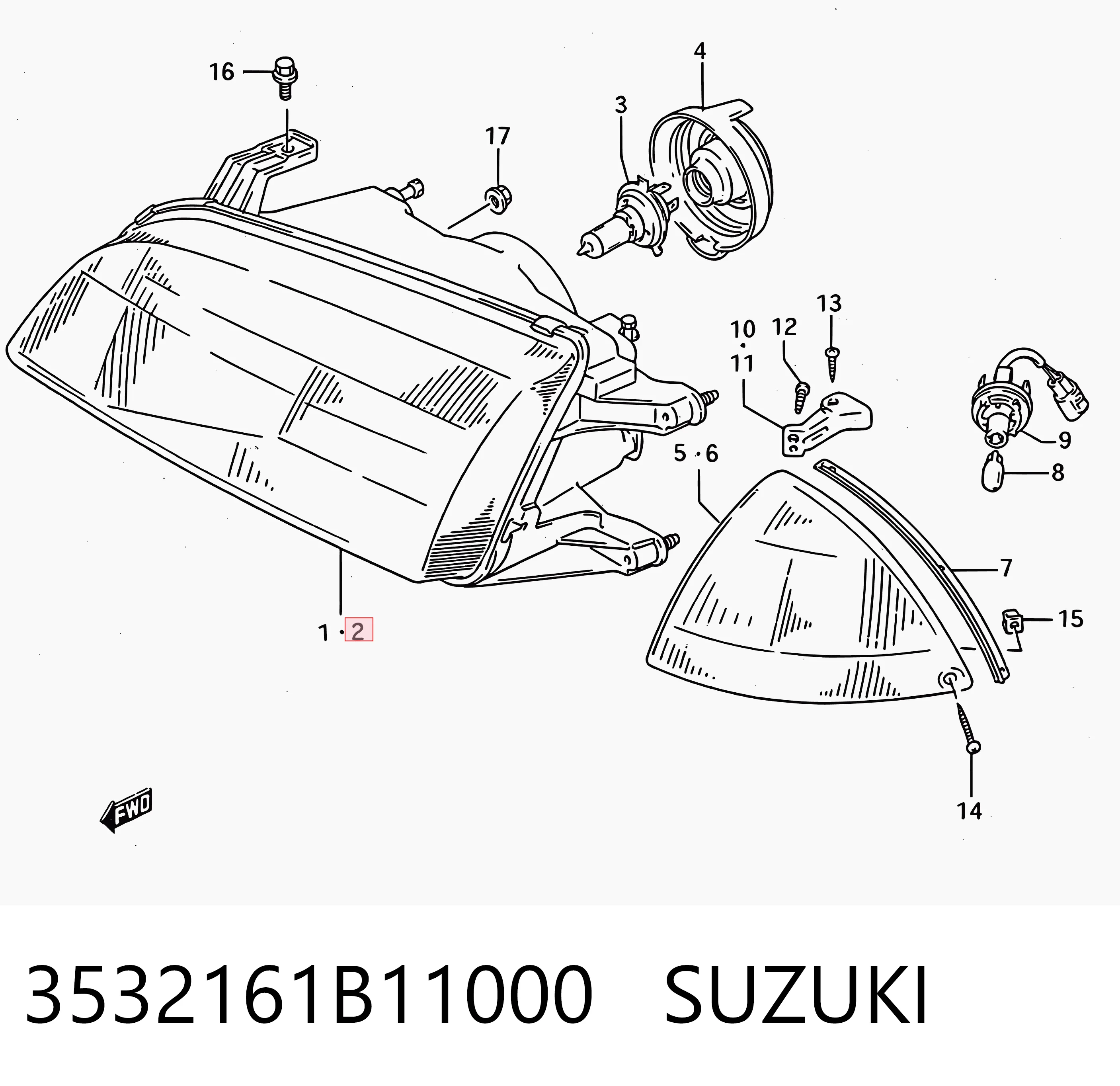 3532161B11000 Suzuki
