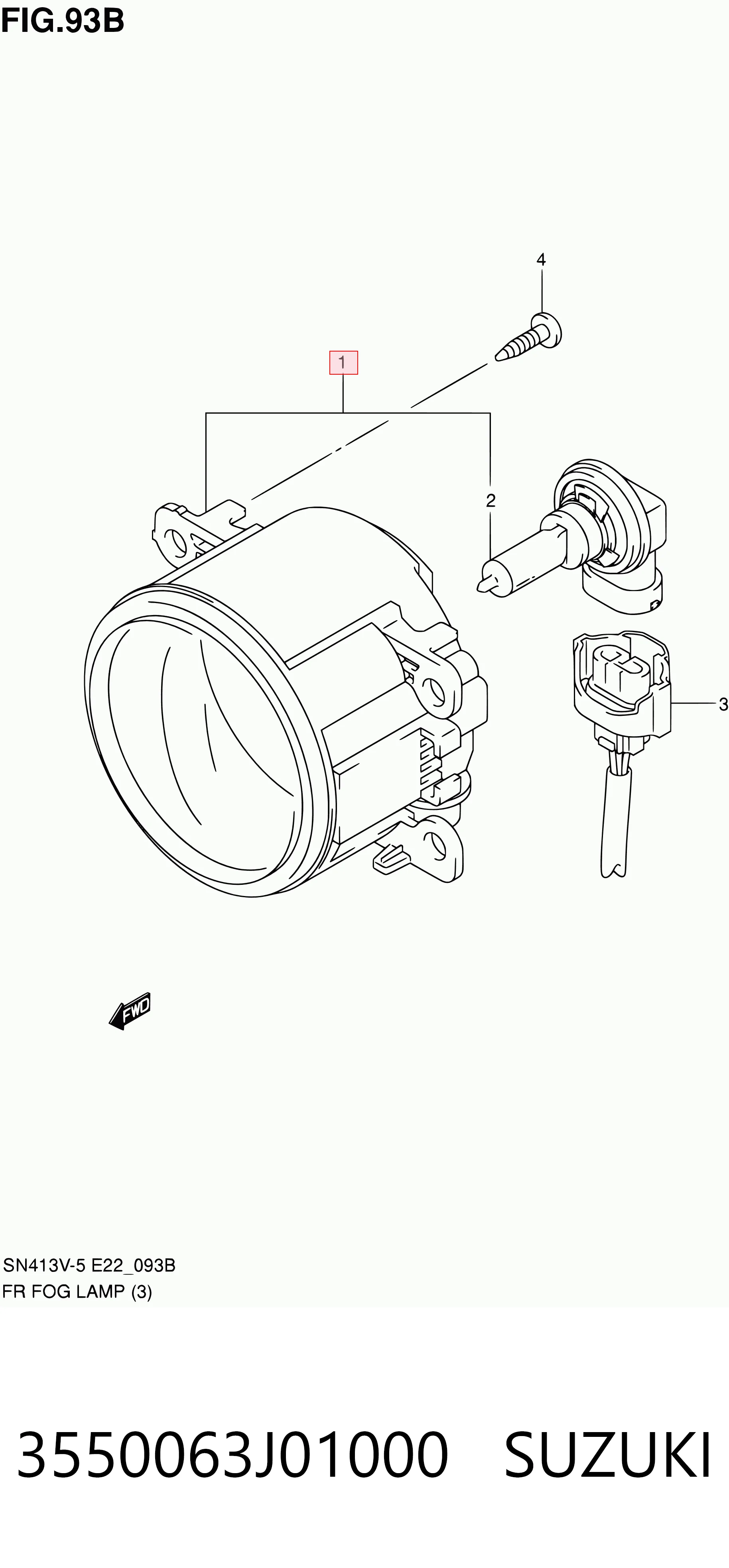 Luzes de nevoeiro esquerdas/direitas Peugeot/Citroen 965001680