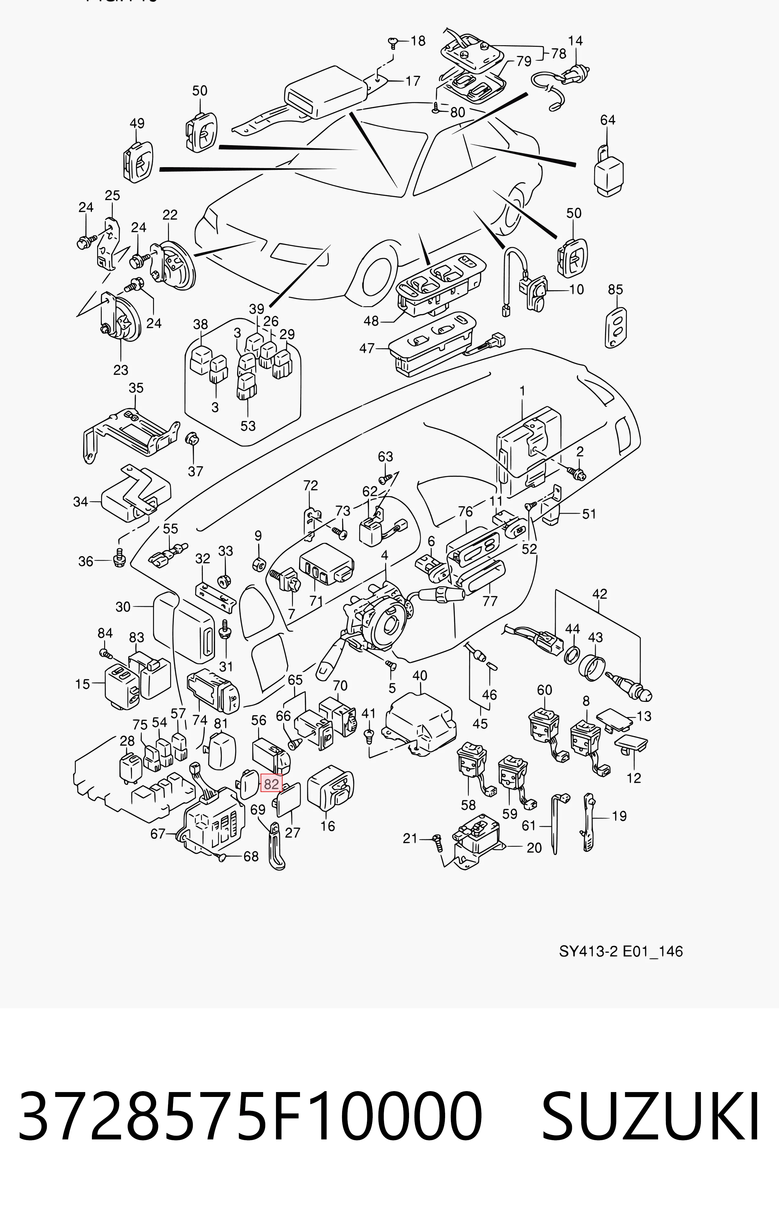3728575F10000 Suzuki