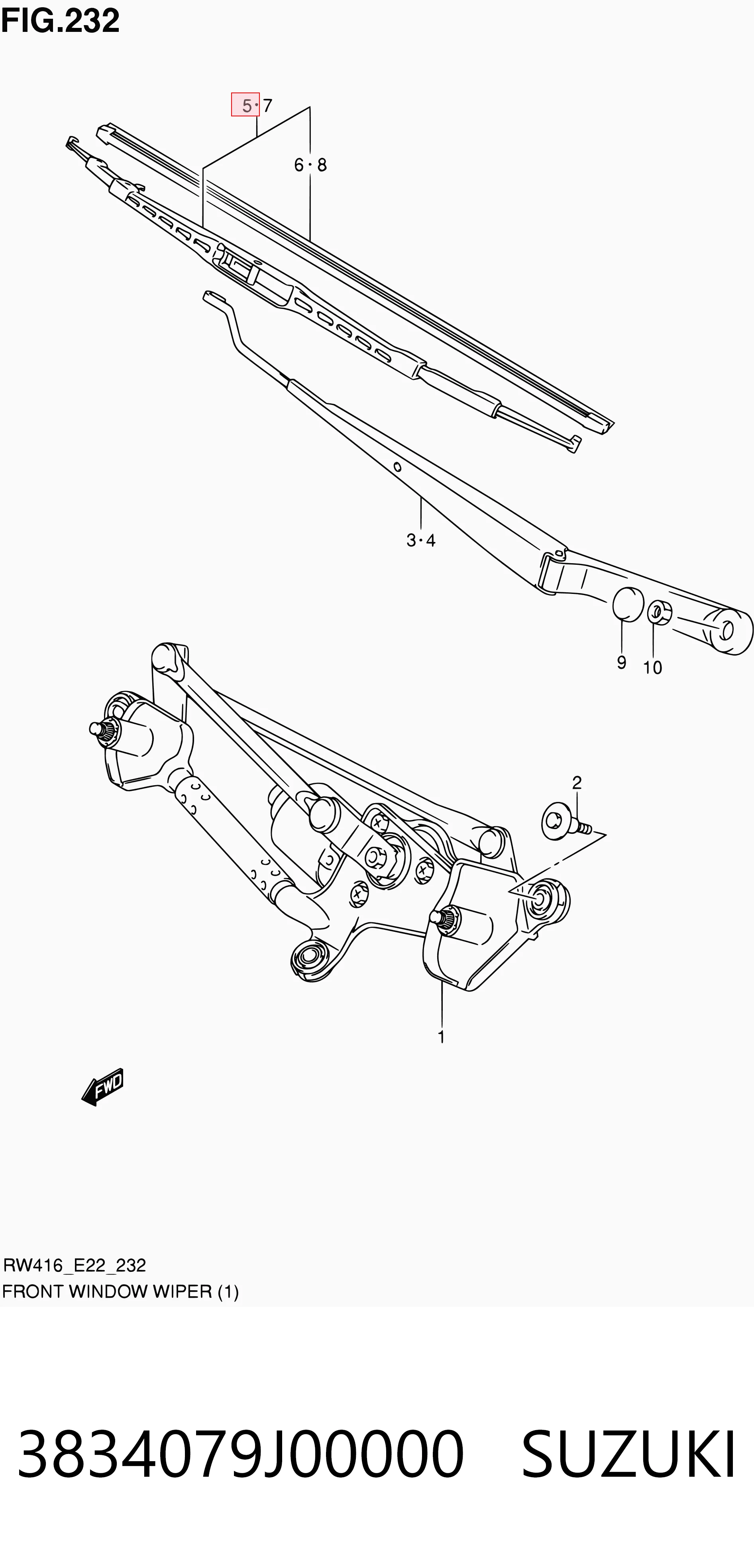3834079J00000 Suzuki