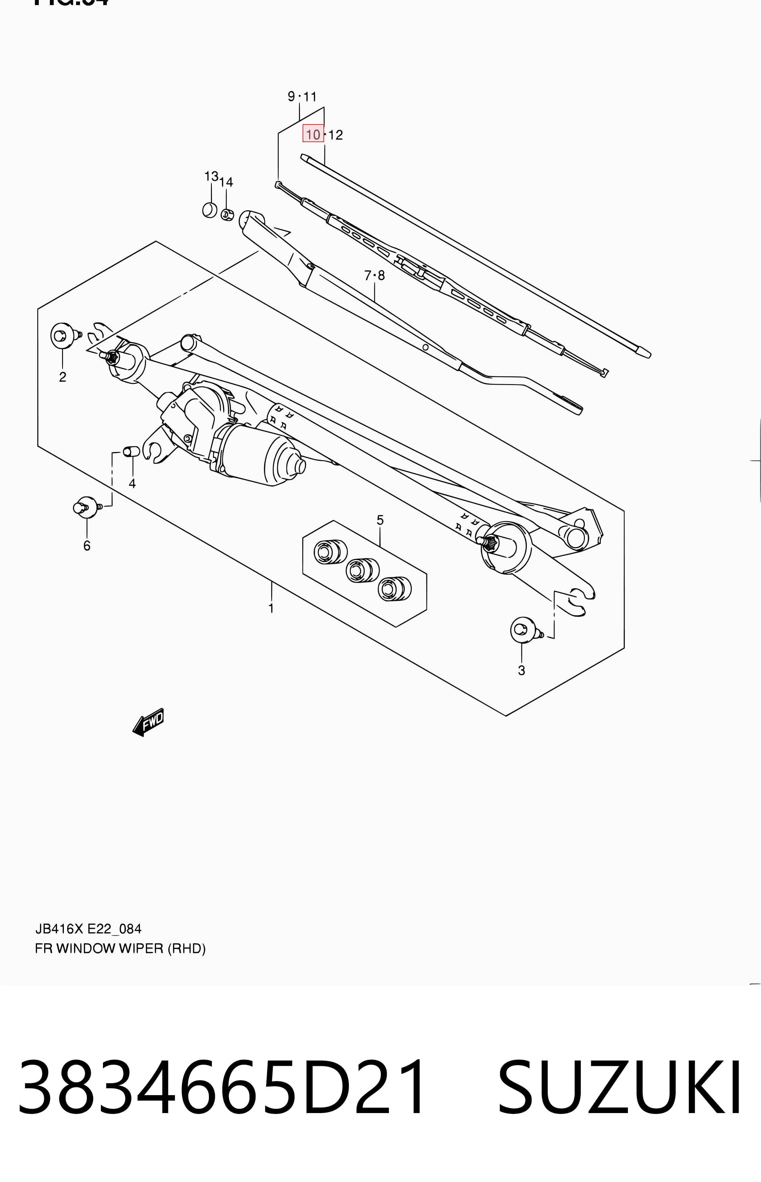 3834665D21 Suzuki