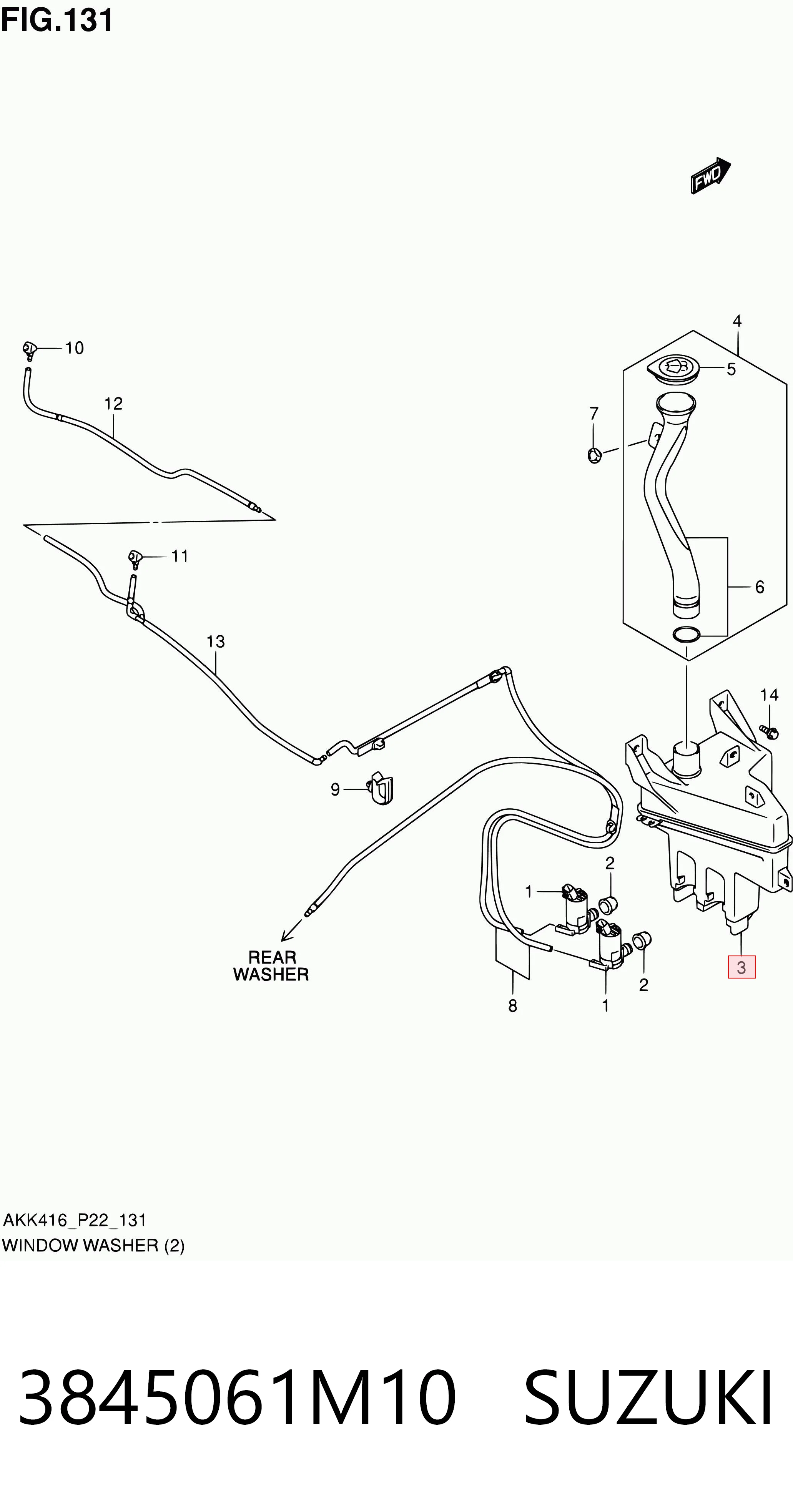3845061M10 Suzuki