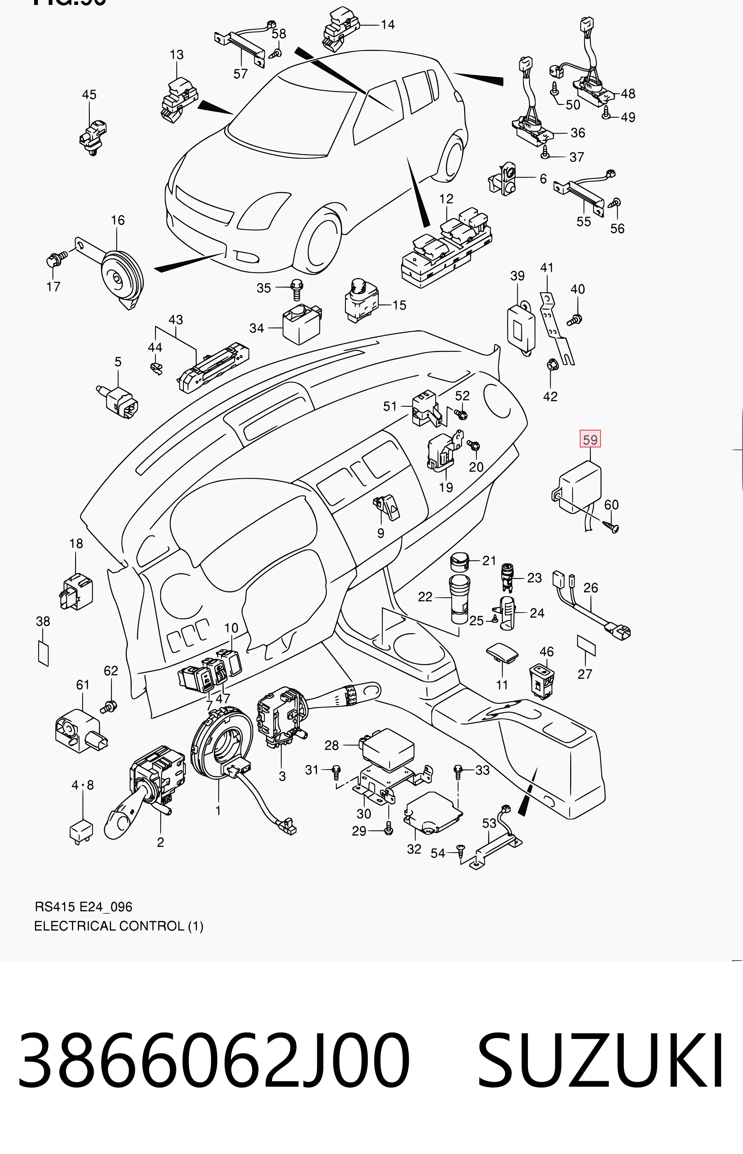 3866062J00 Suzuki