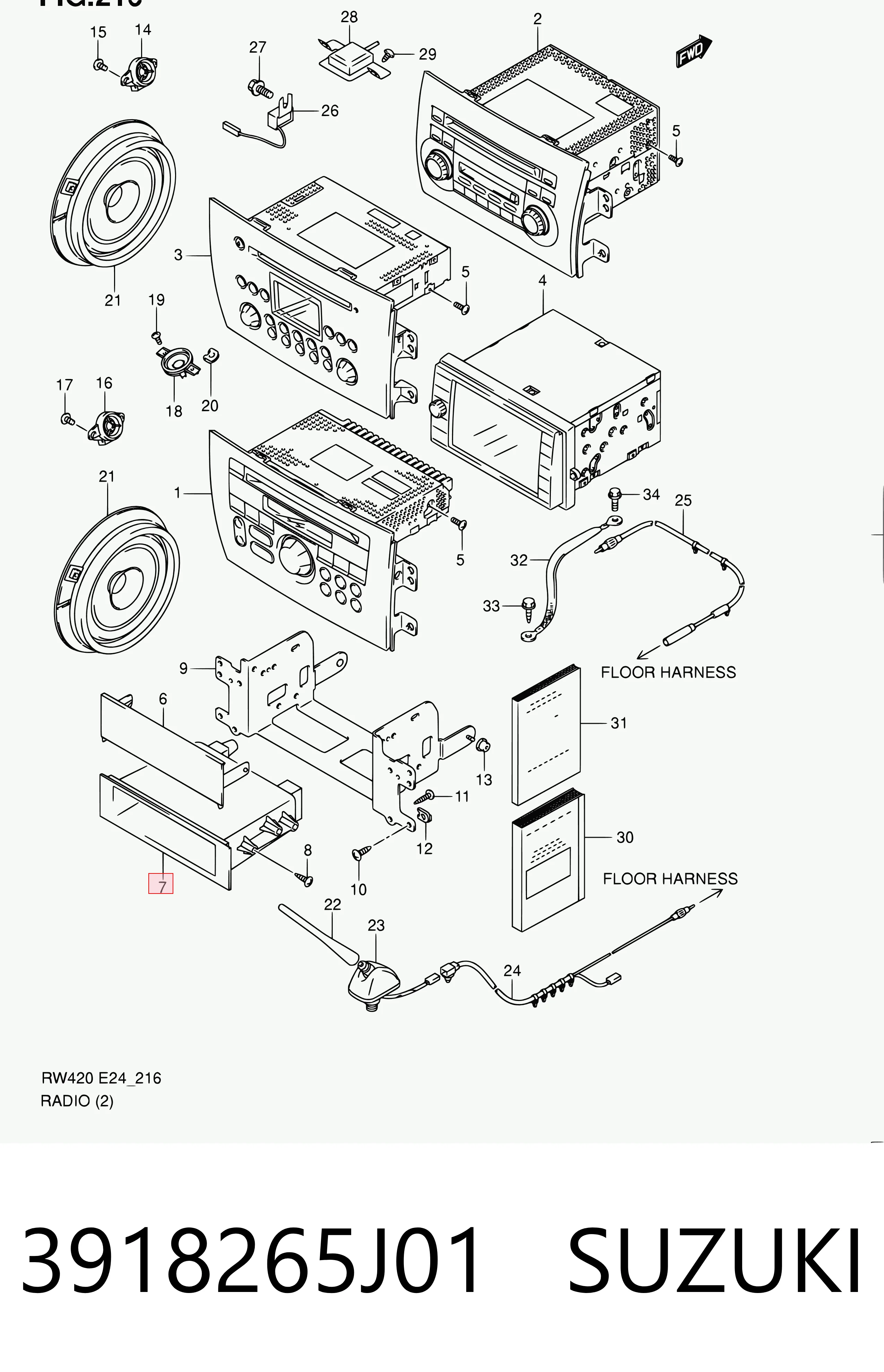 3918265J01 Suzuki