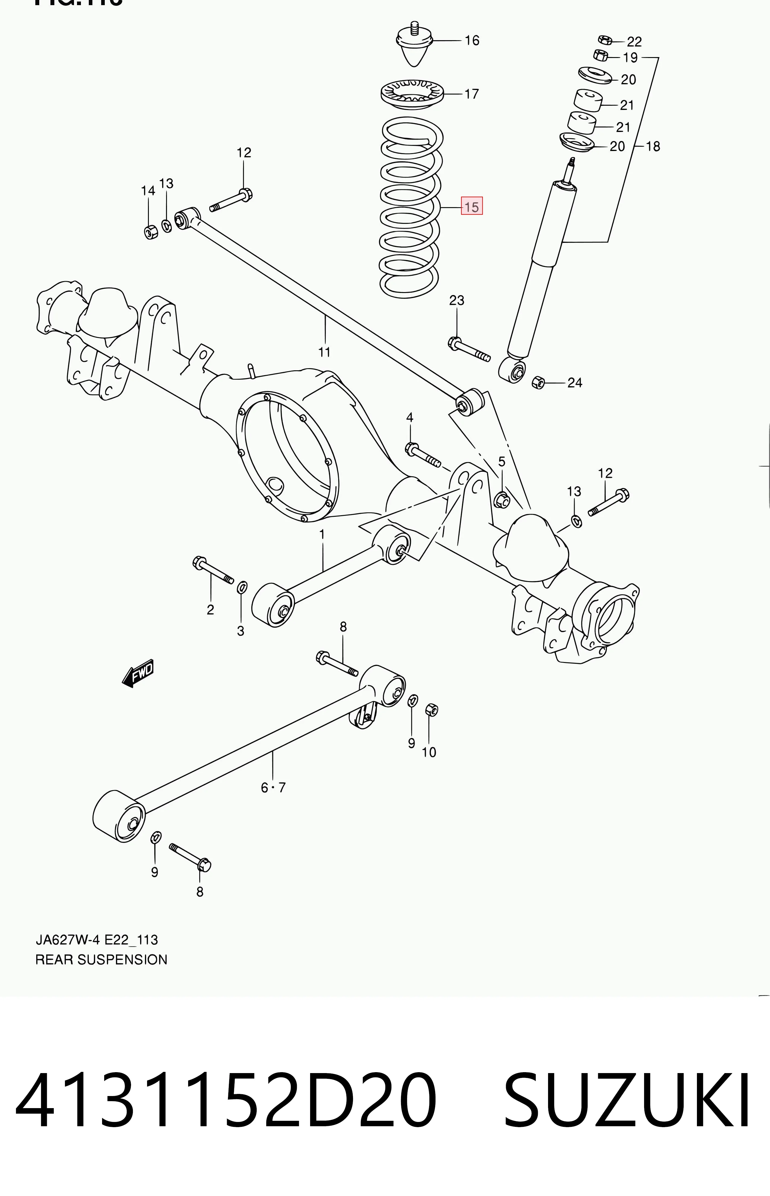 4131152D20 Suzuki
