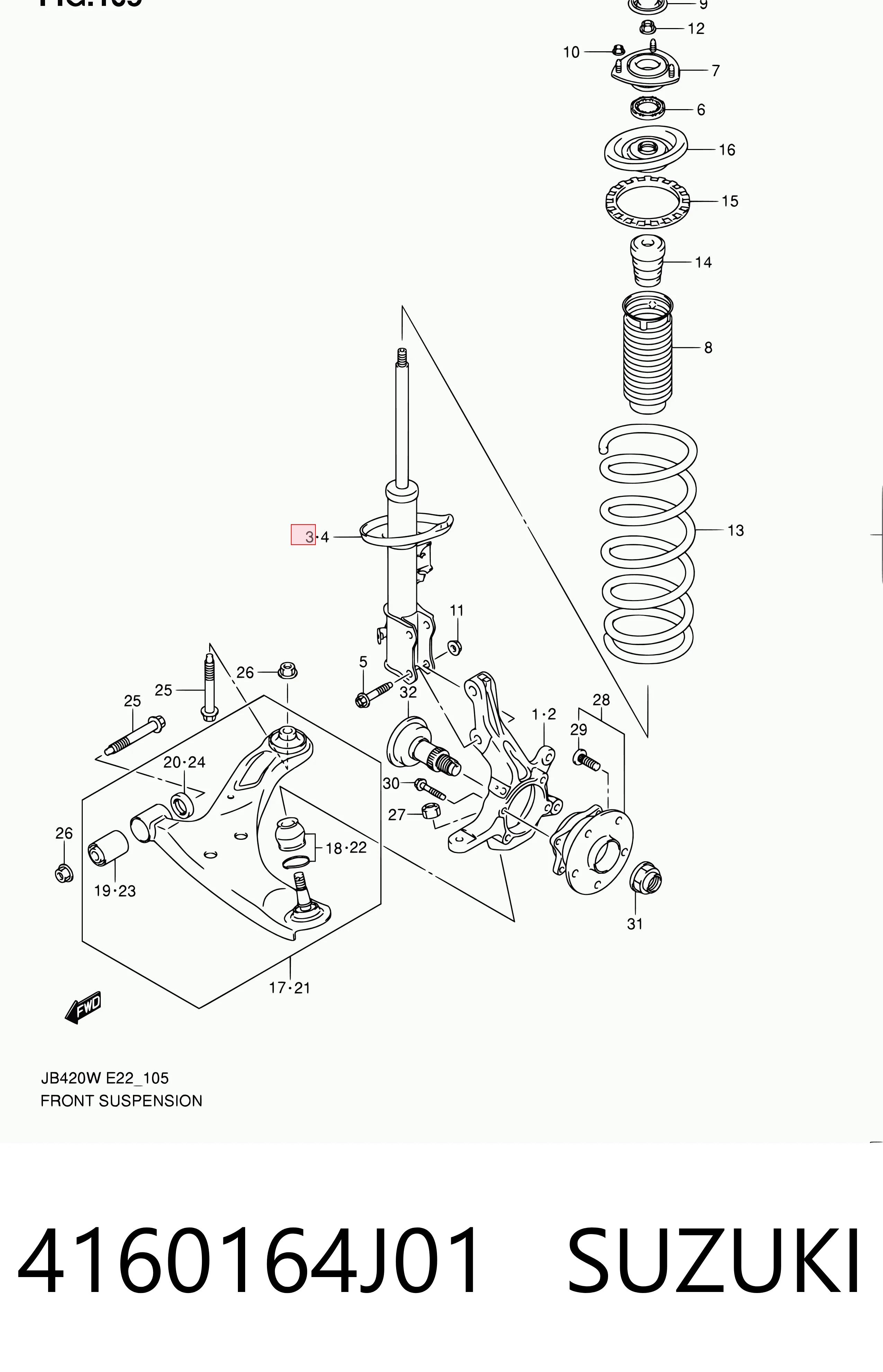 4160164J01 Suzuki