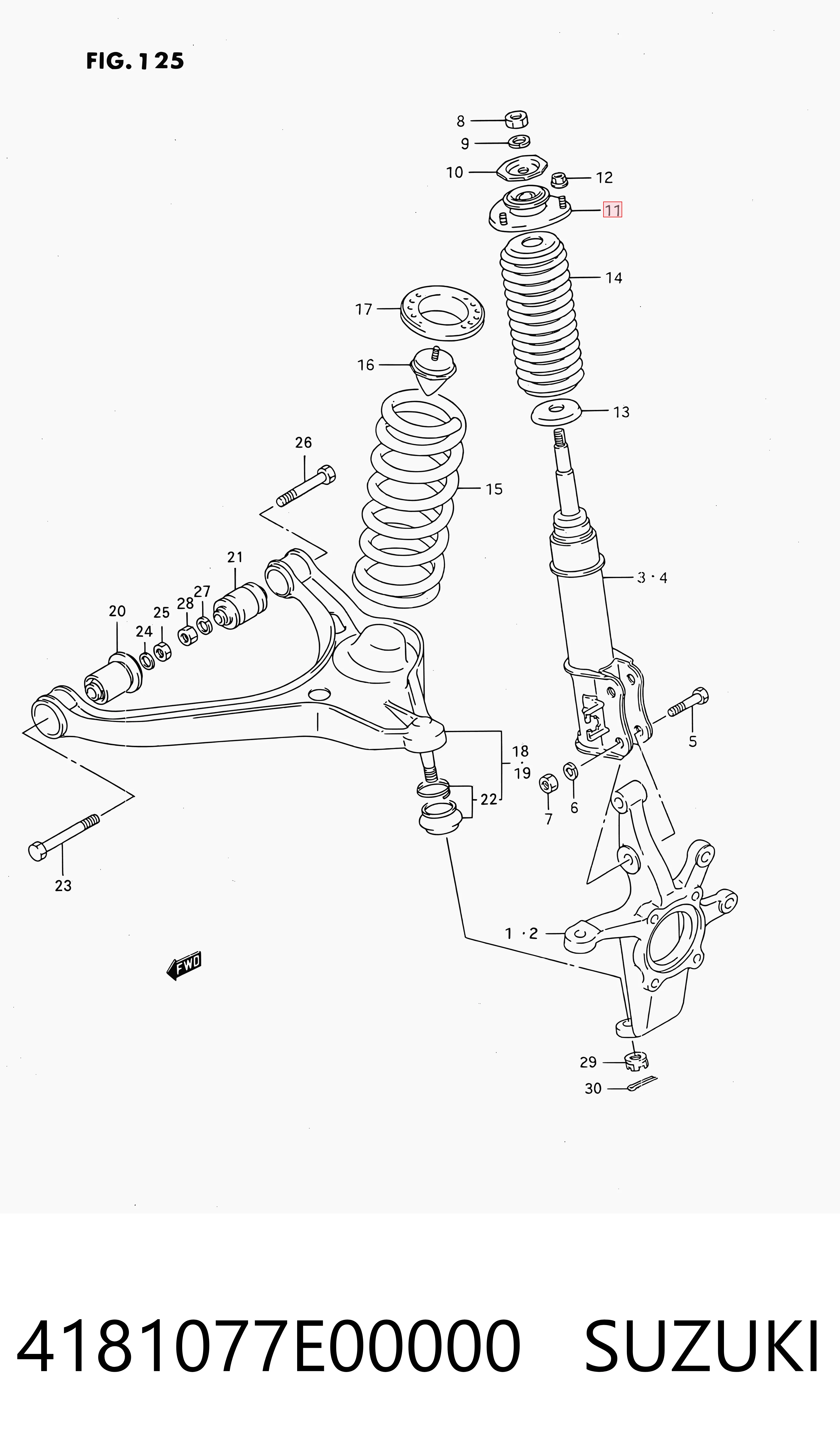 4181077E00000 Suzuki