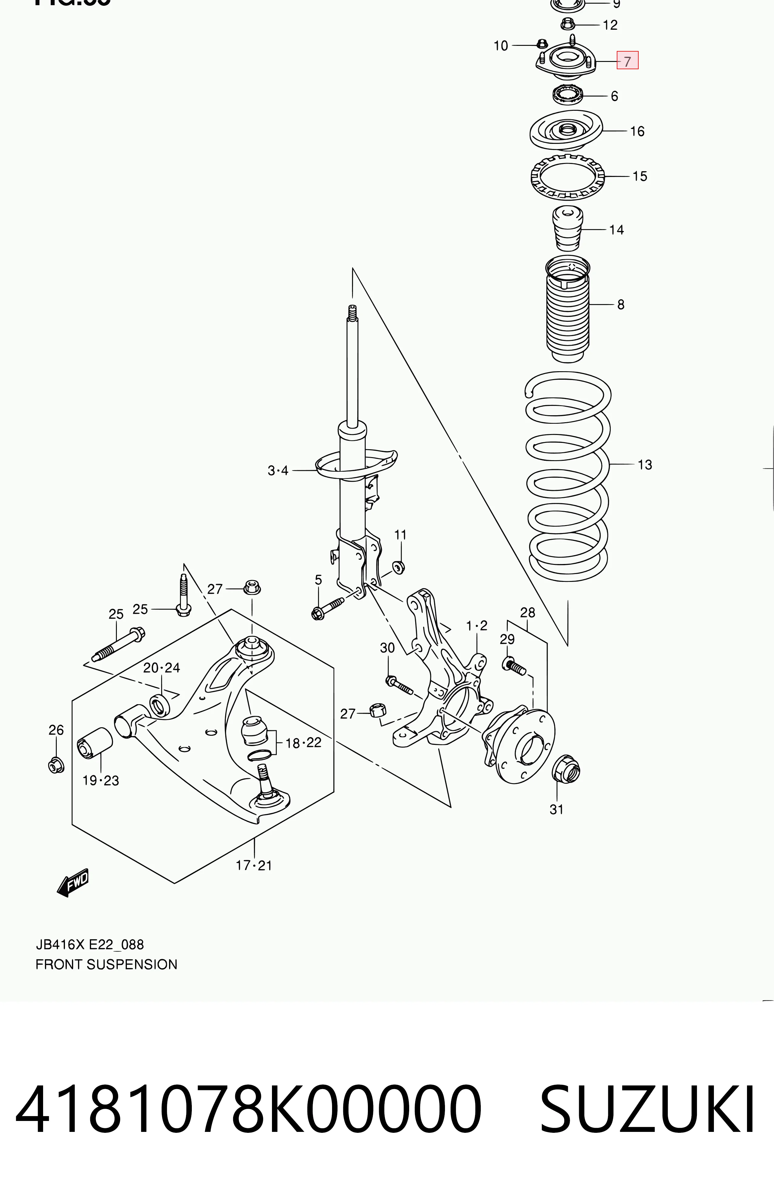 4181078K00000 Suzuki