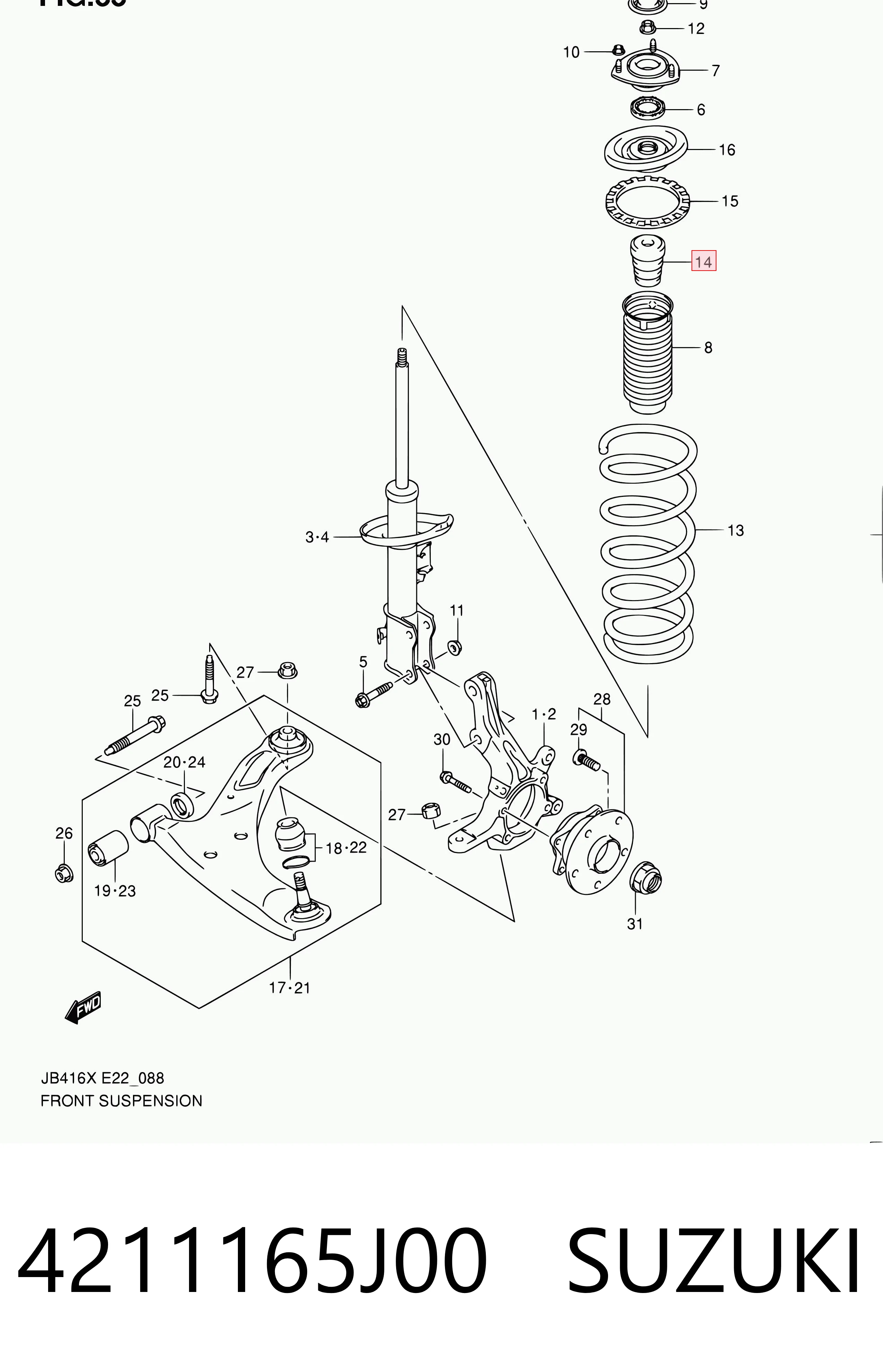 4211165J00 Suzuki