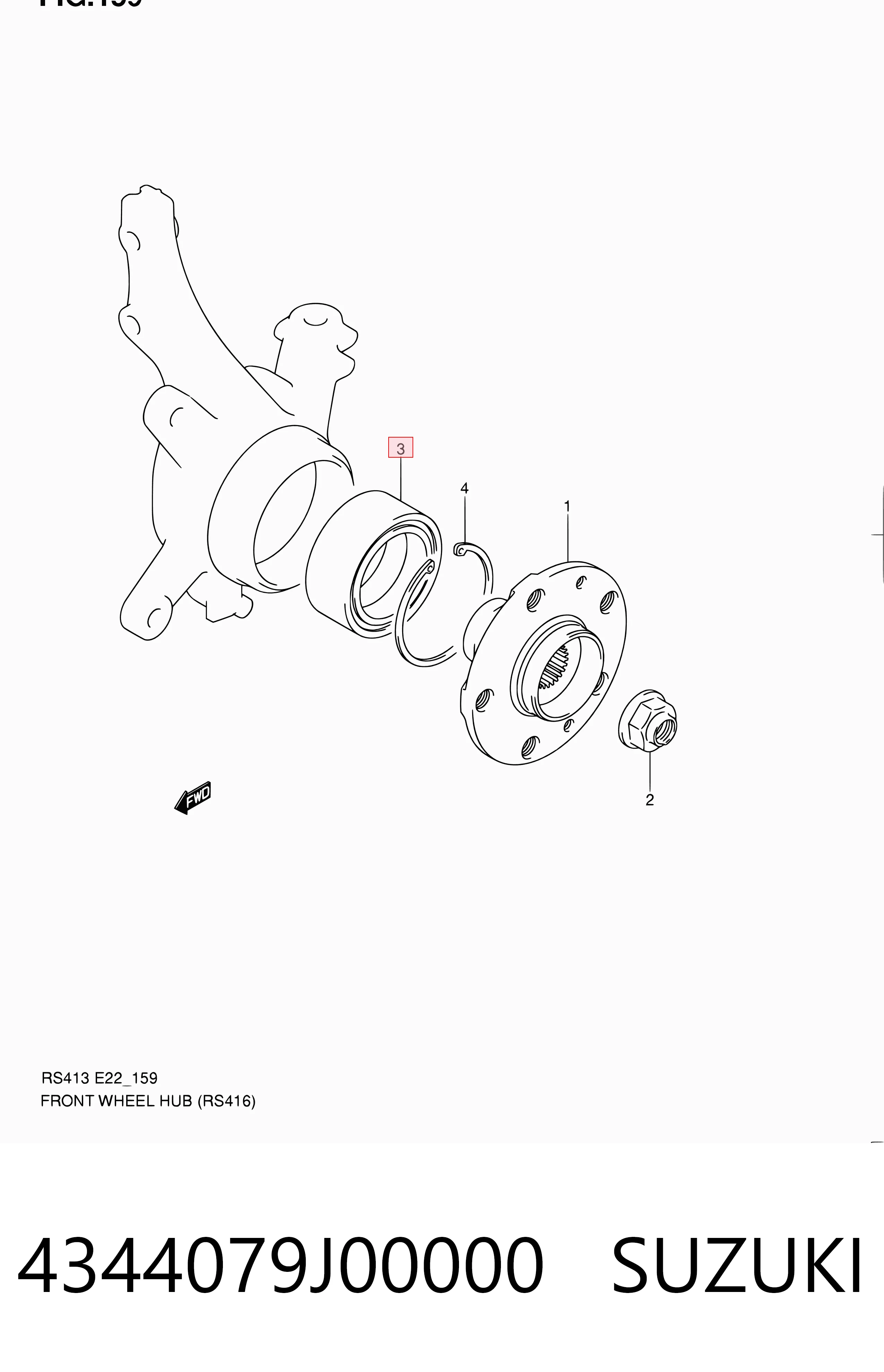 4344079J00000 Suzuki