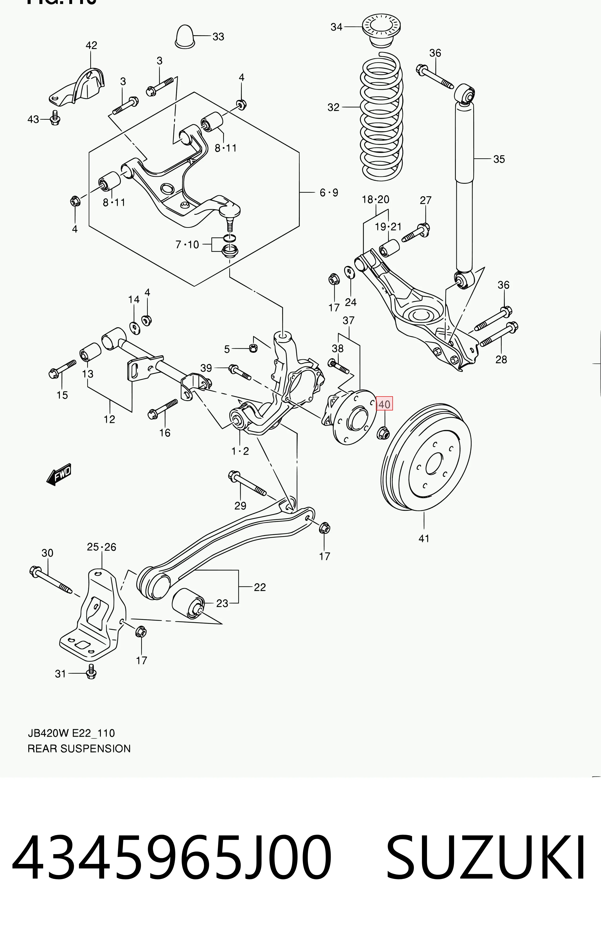 4345965J00 Suzuki