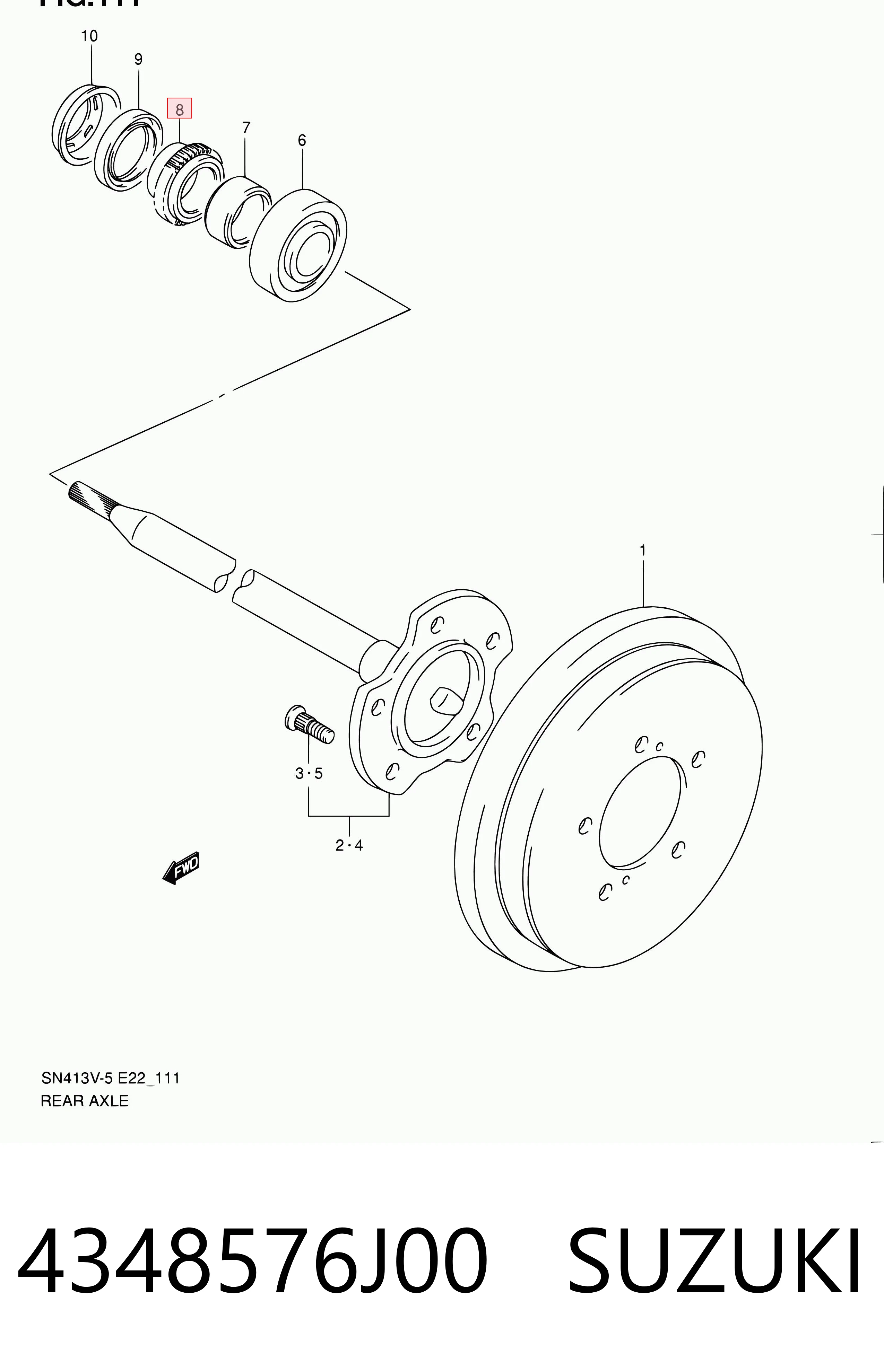 Compre 4348576J00 VAG Anel de ABS