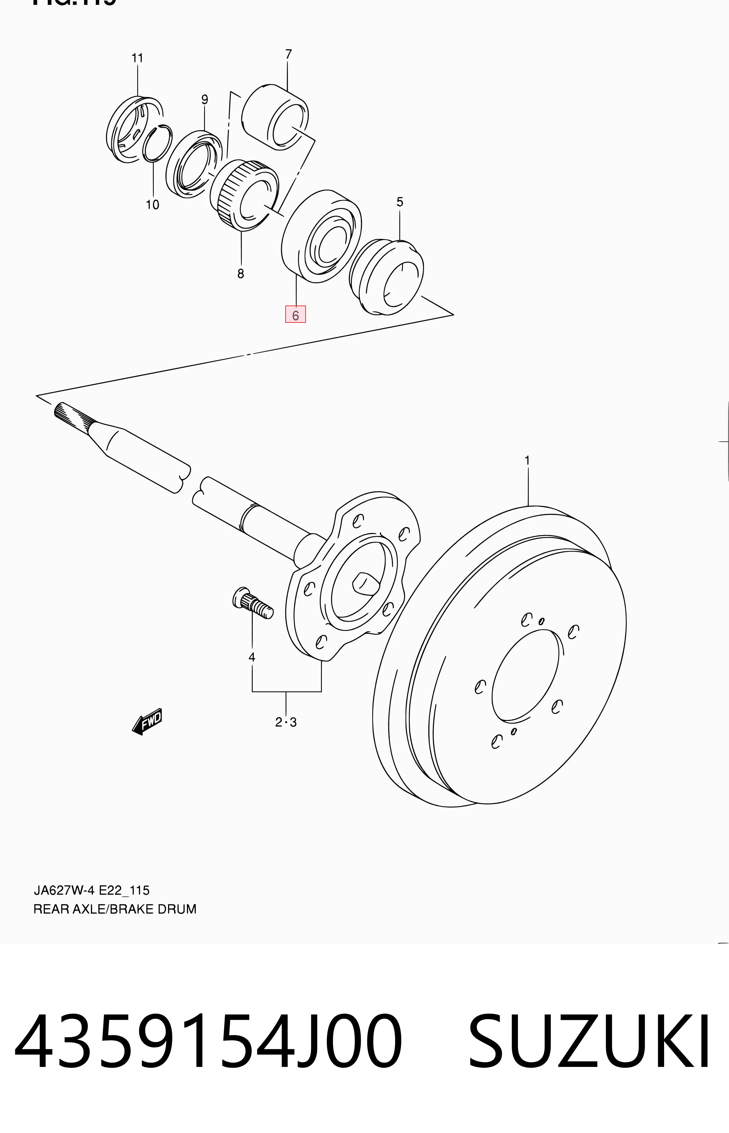 4359154J00 Suzuki