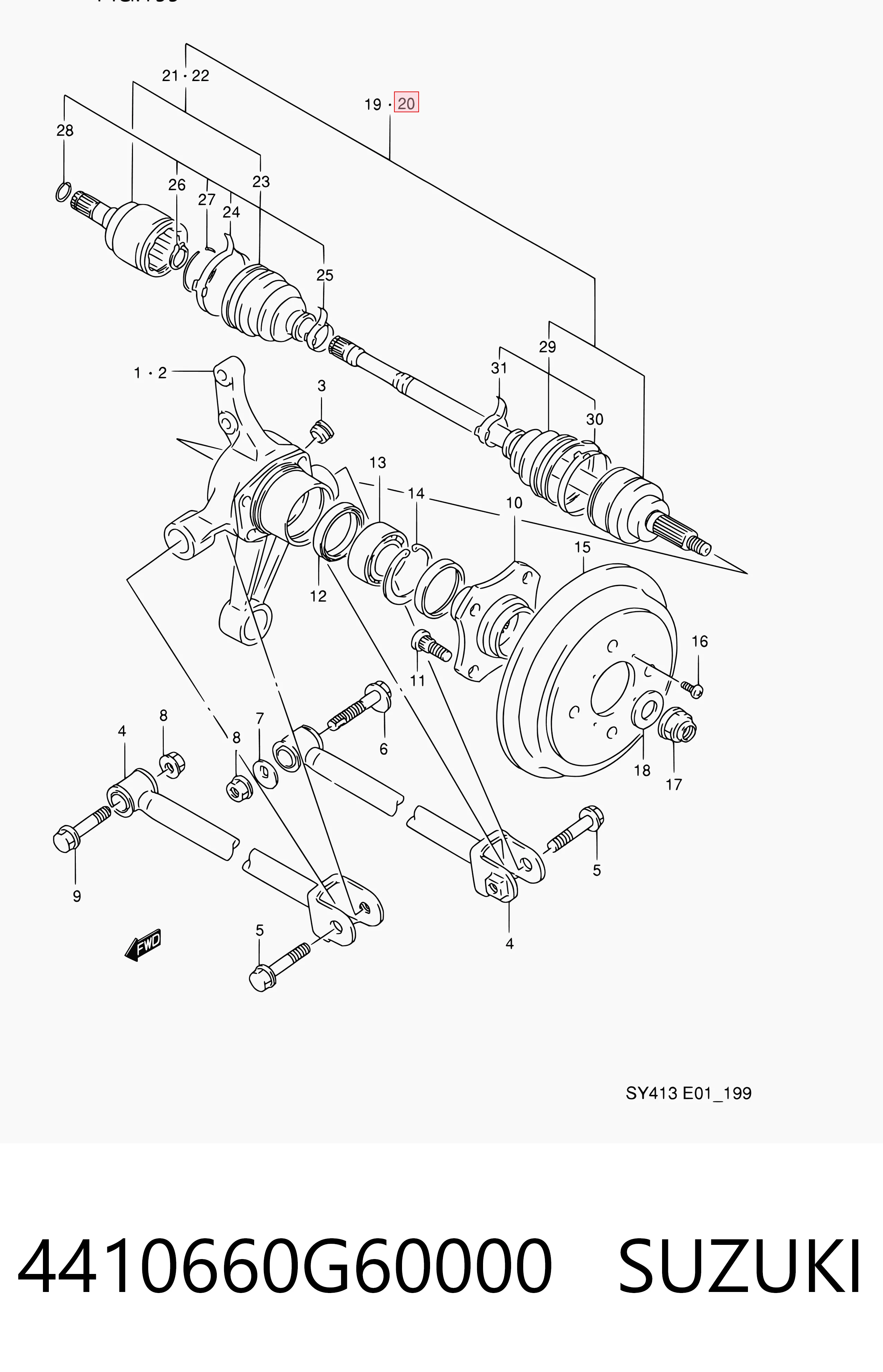 4410660G60000 Suzuki