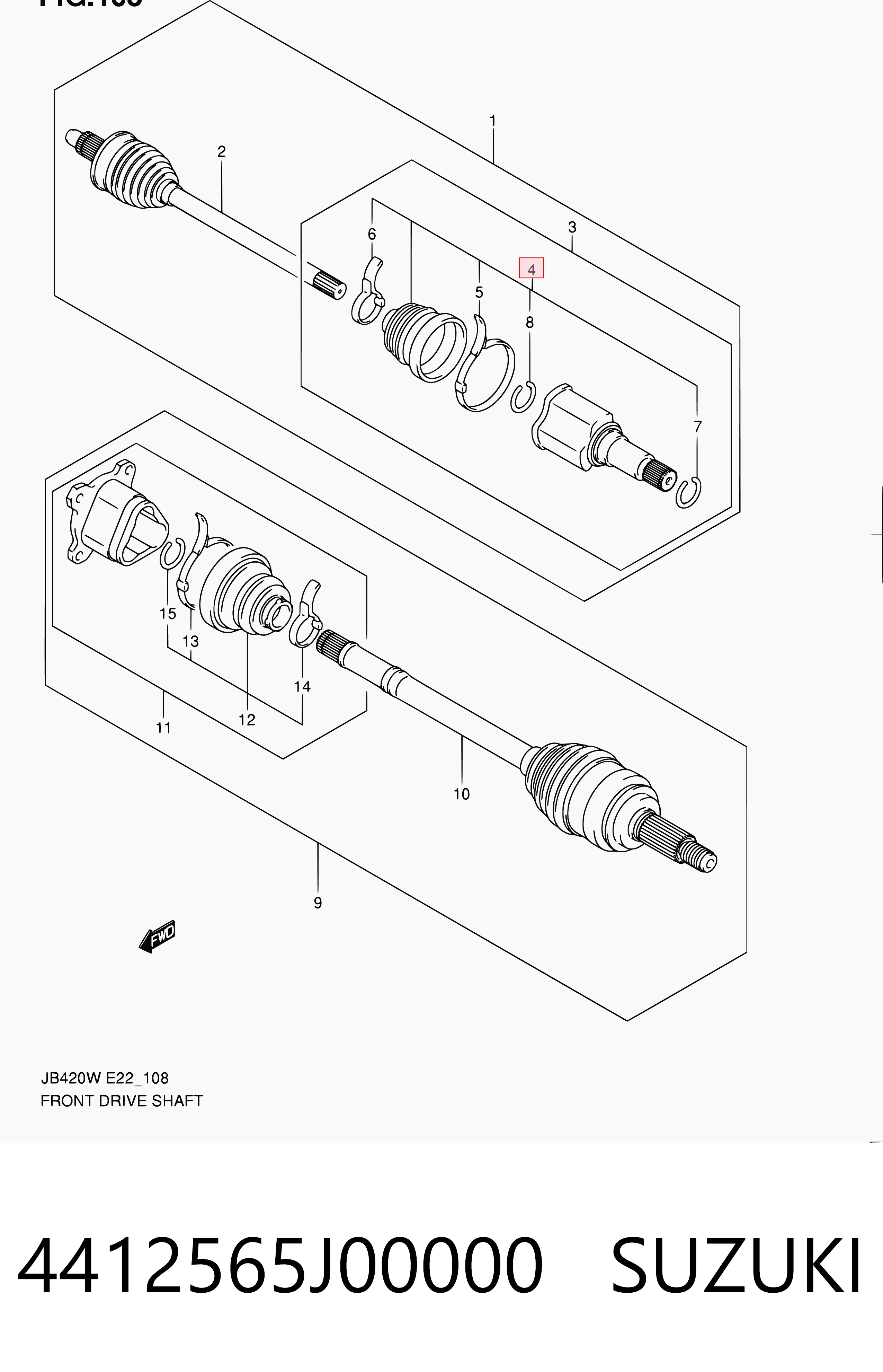 4412565J00000 Suzuki