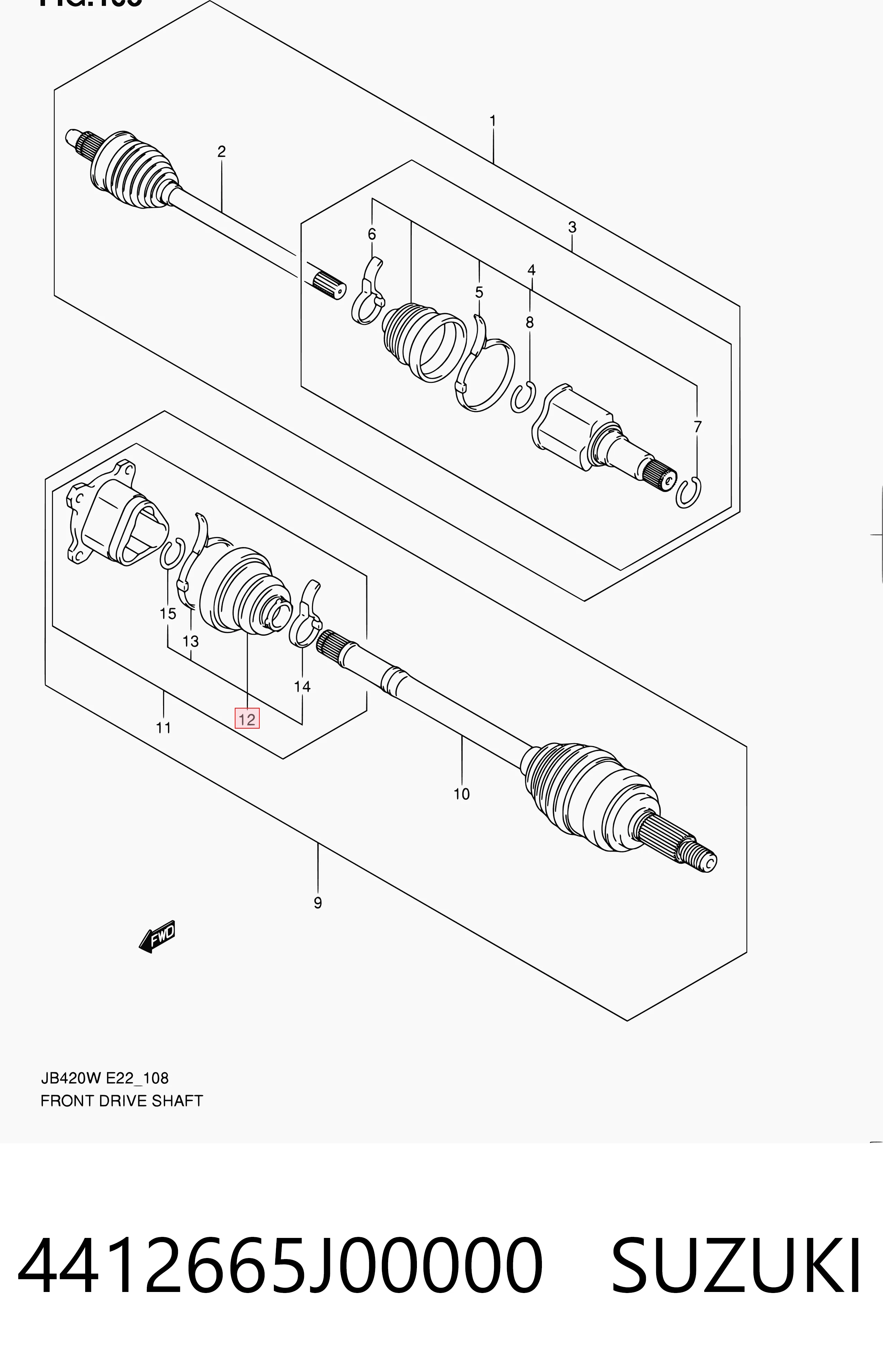 4412665J00000 Suzuki