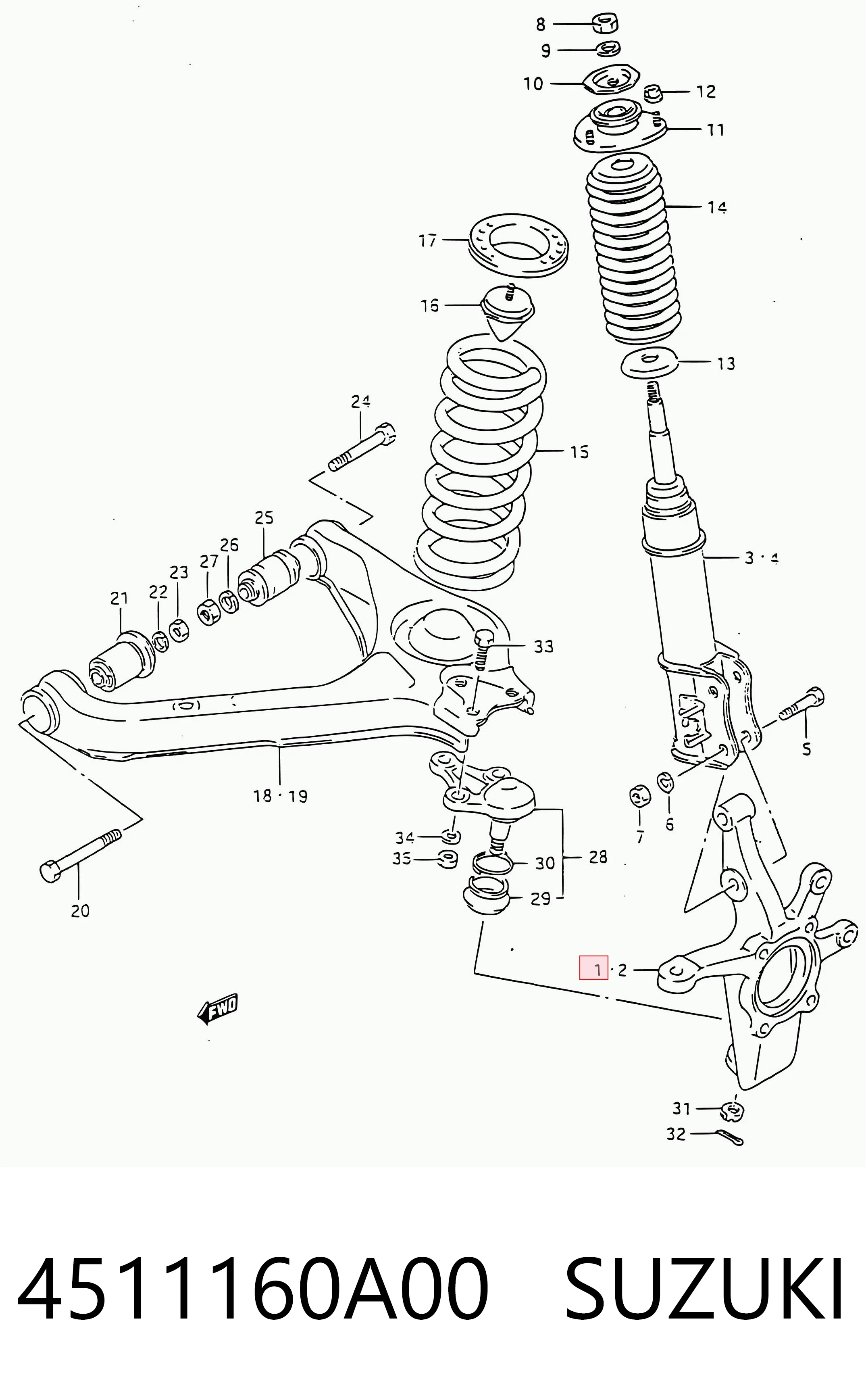 4511160A00 Suzuki