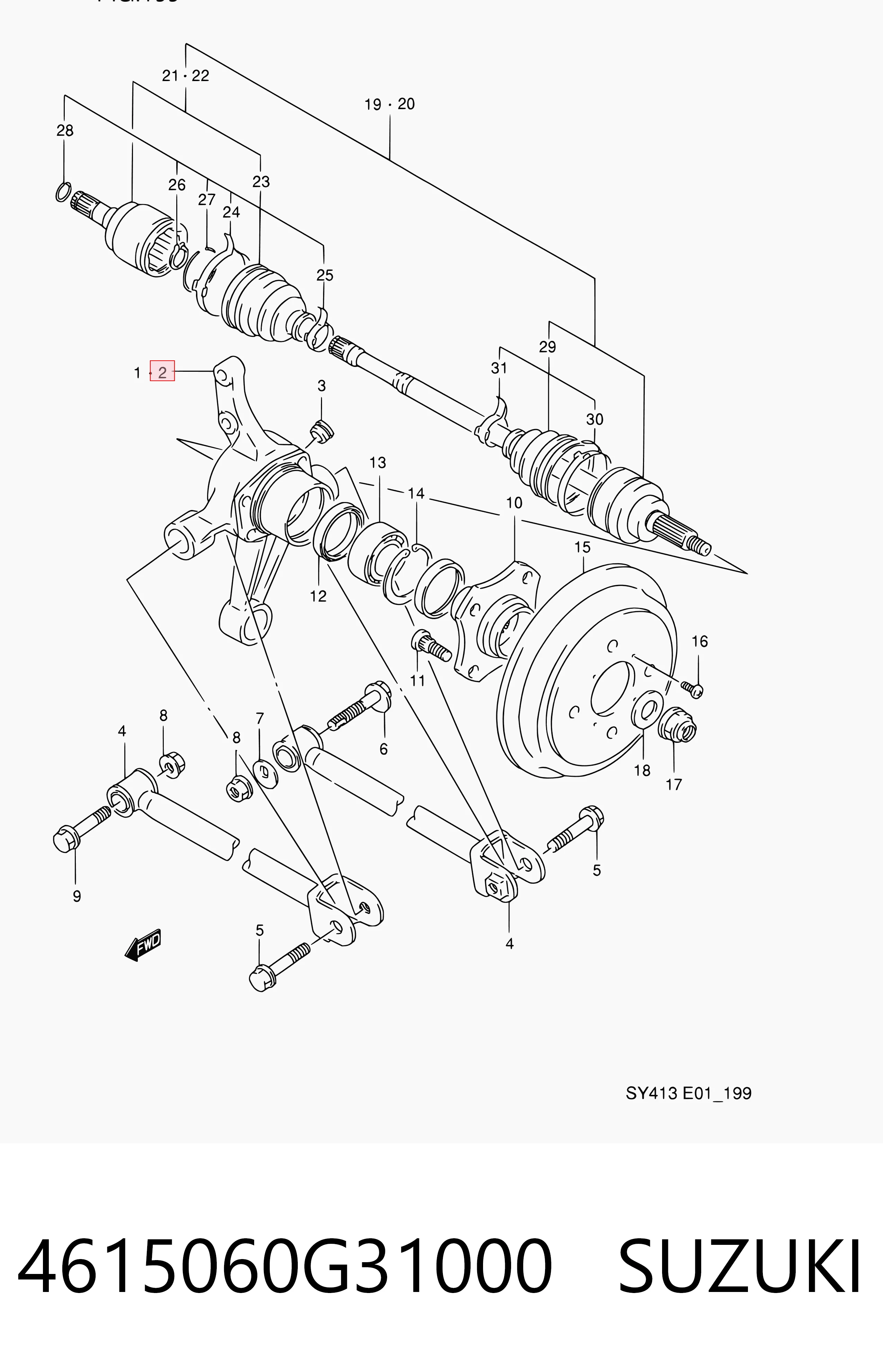 4615060G31000 Suzuki
