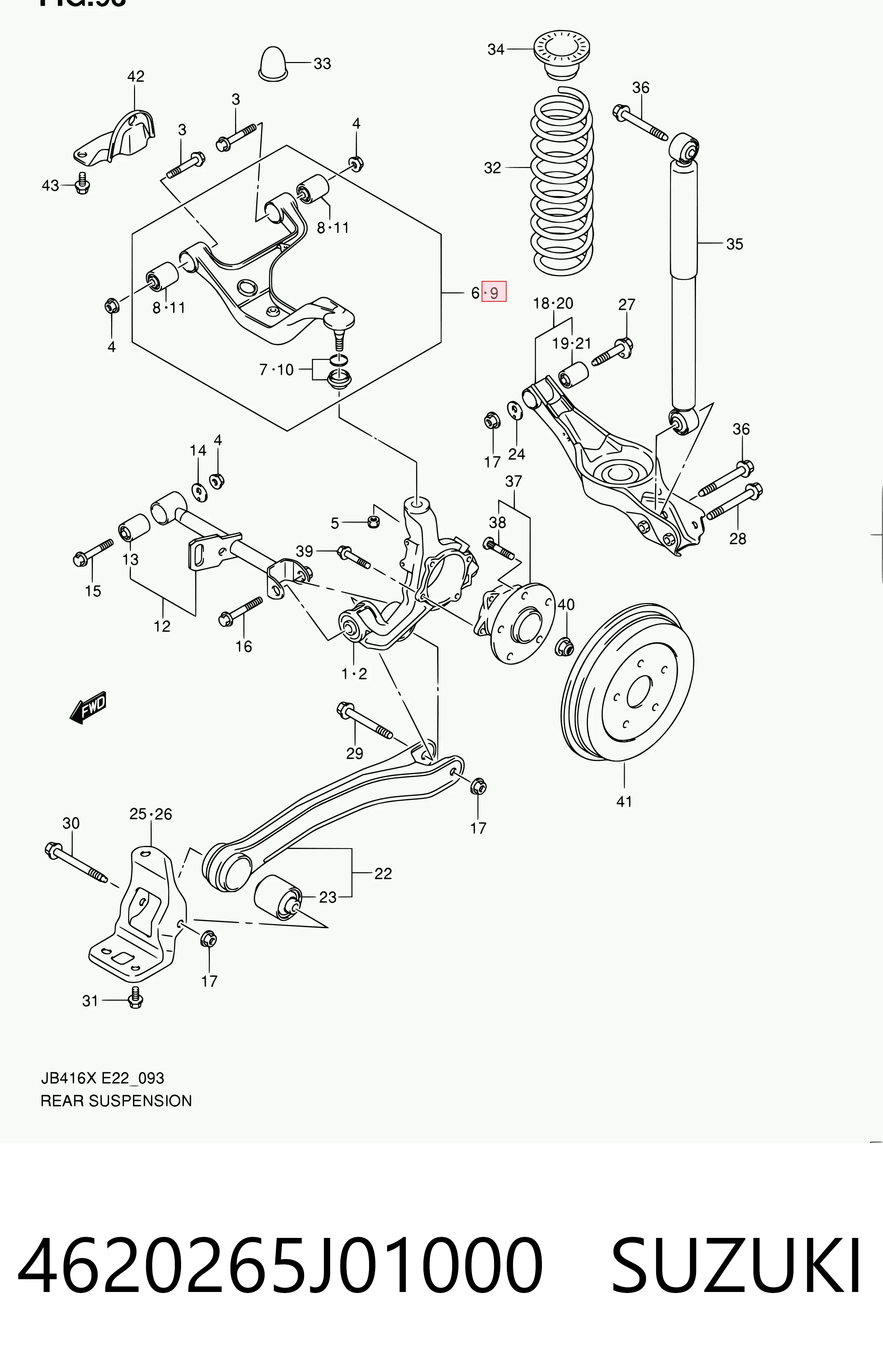 4620265J01000 Suzuki