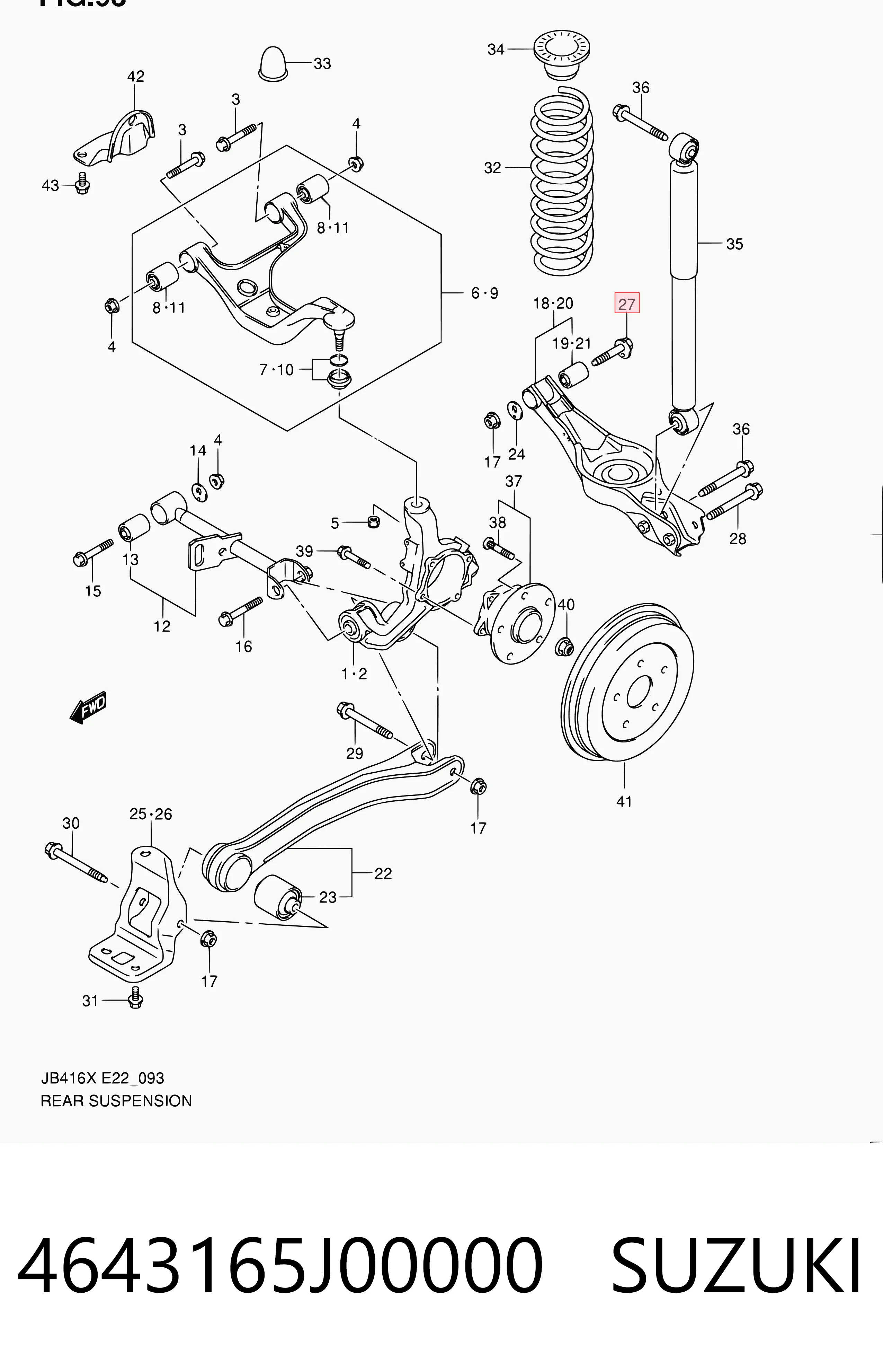 4643165J00000 Suzuki