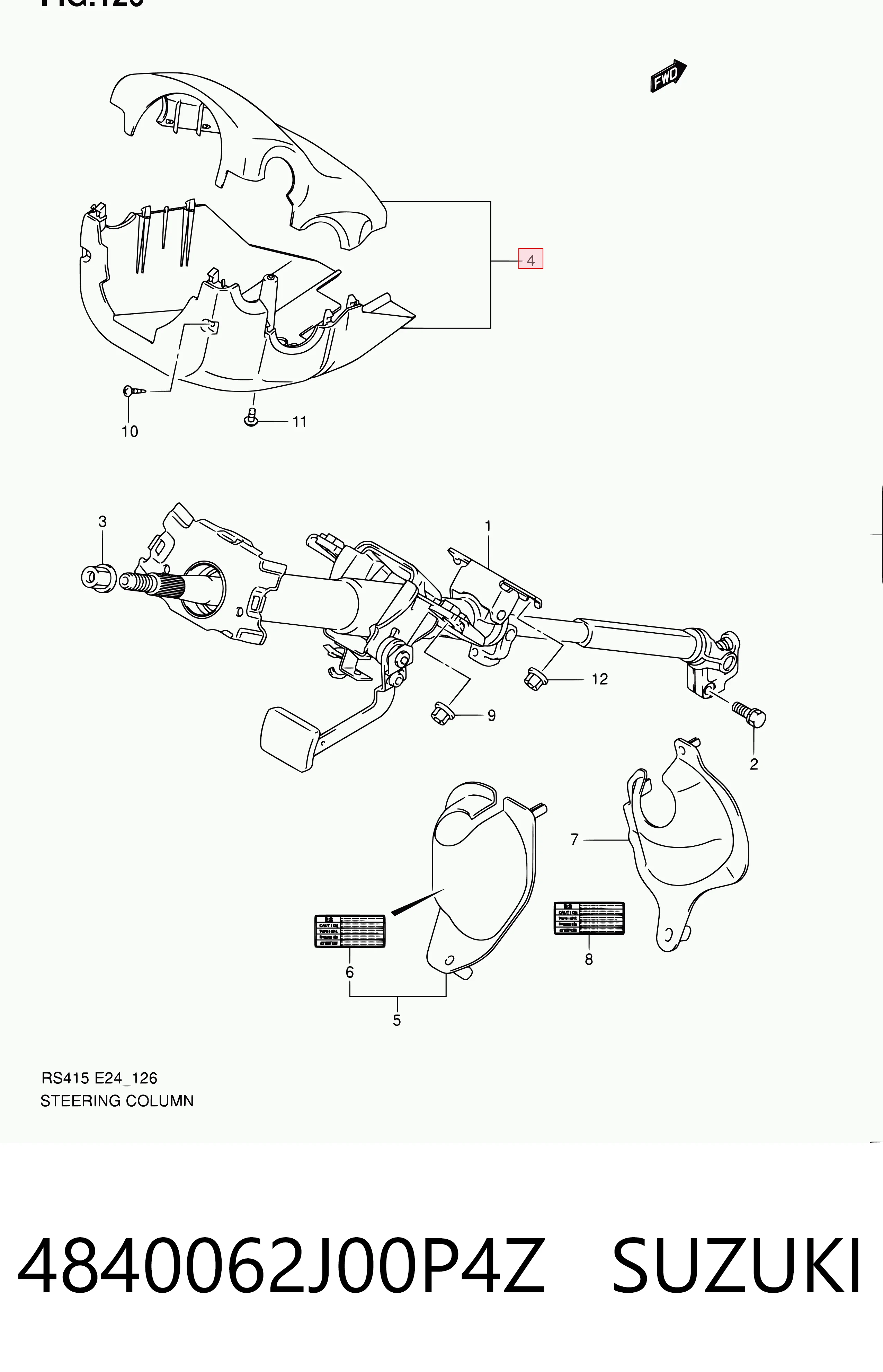 4840062J00P4Z Suzuki