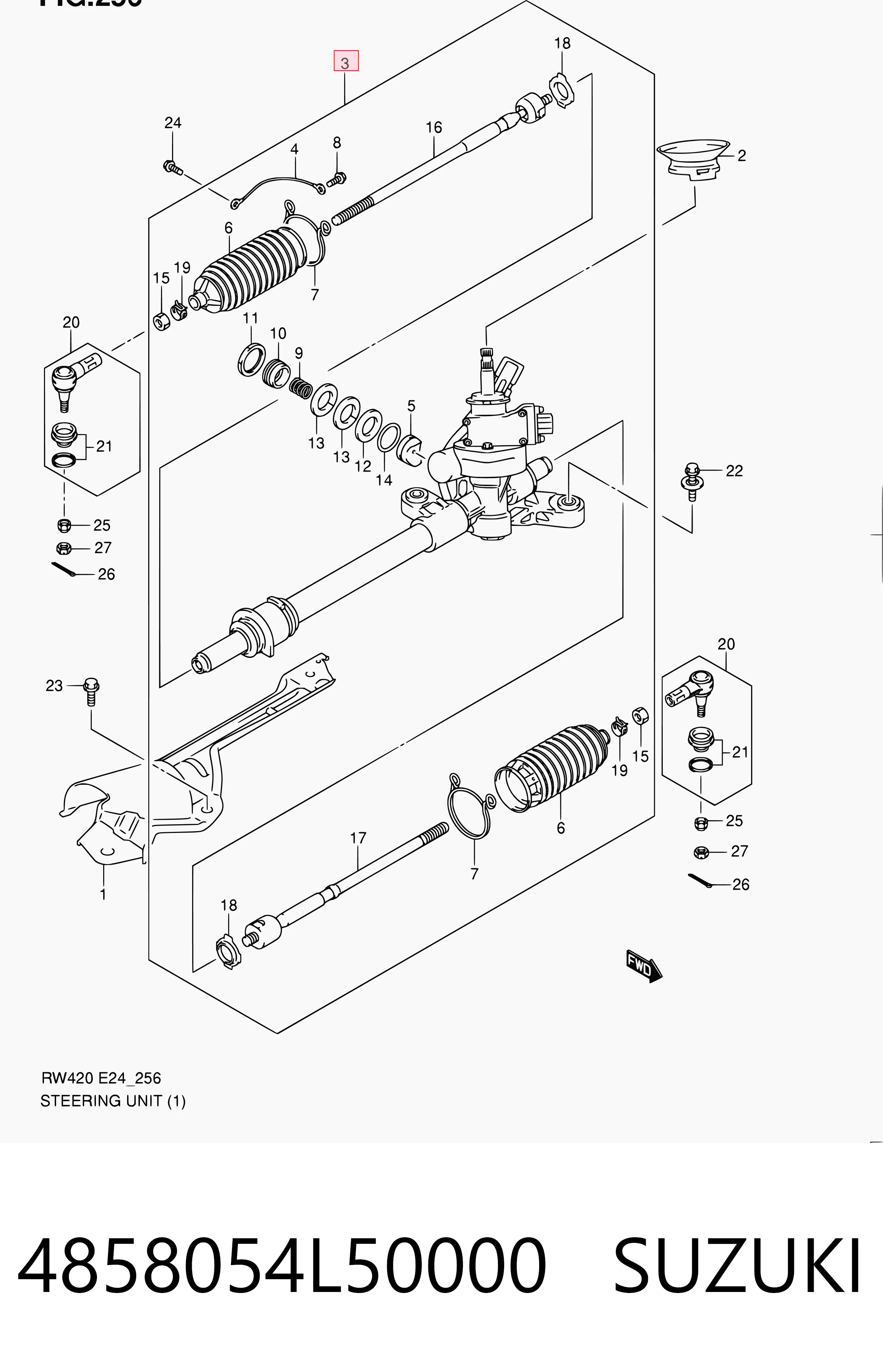 Cremalheira da direção Suzuki SX4 preço, a partir de 136,32 USD