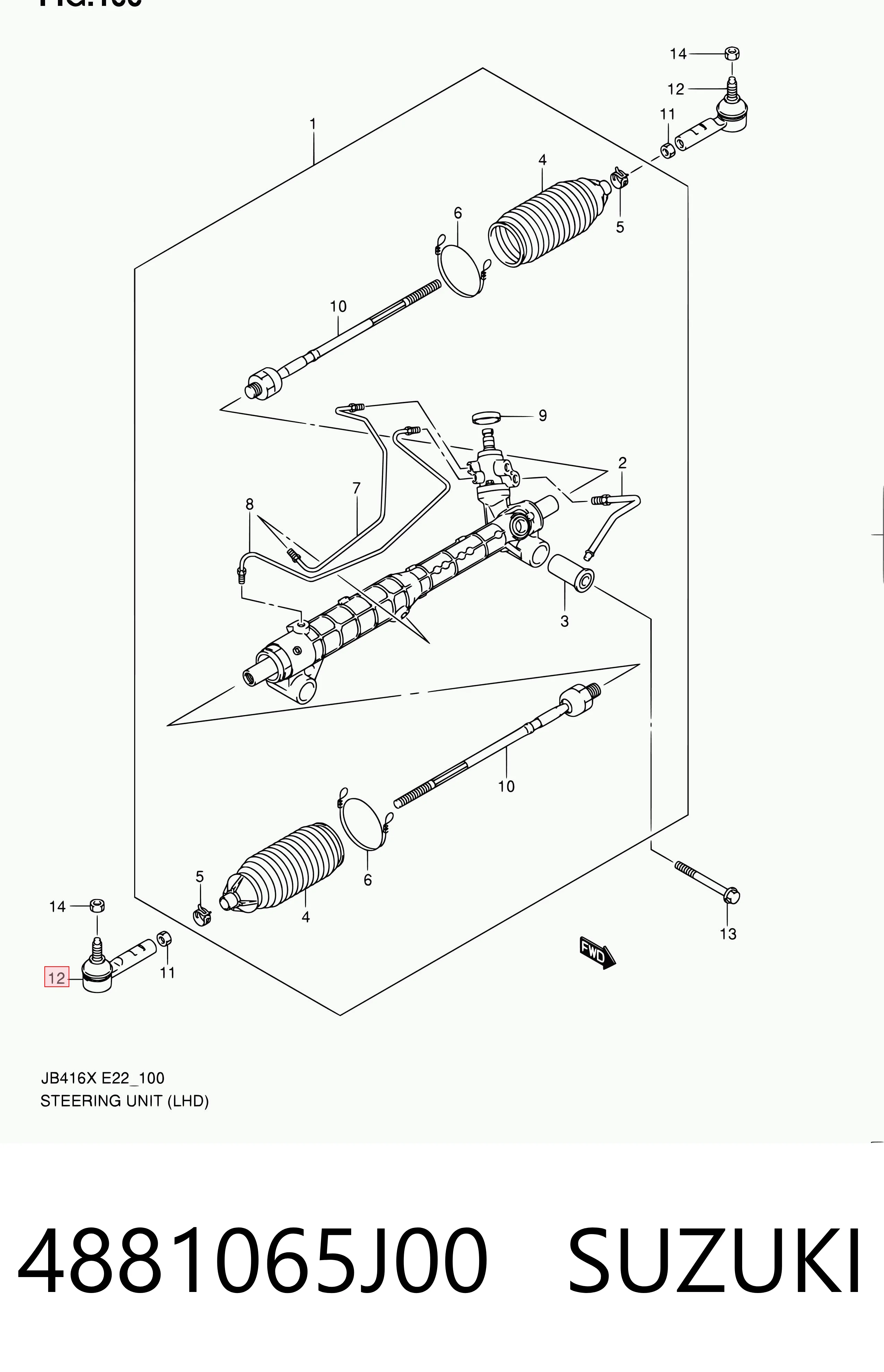 Compre Ponta externa da barra de direção Suzuki Grand Vitara 